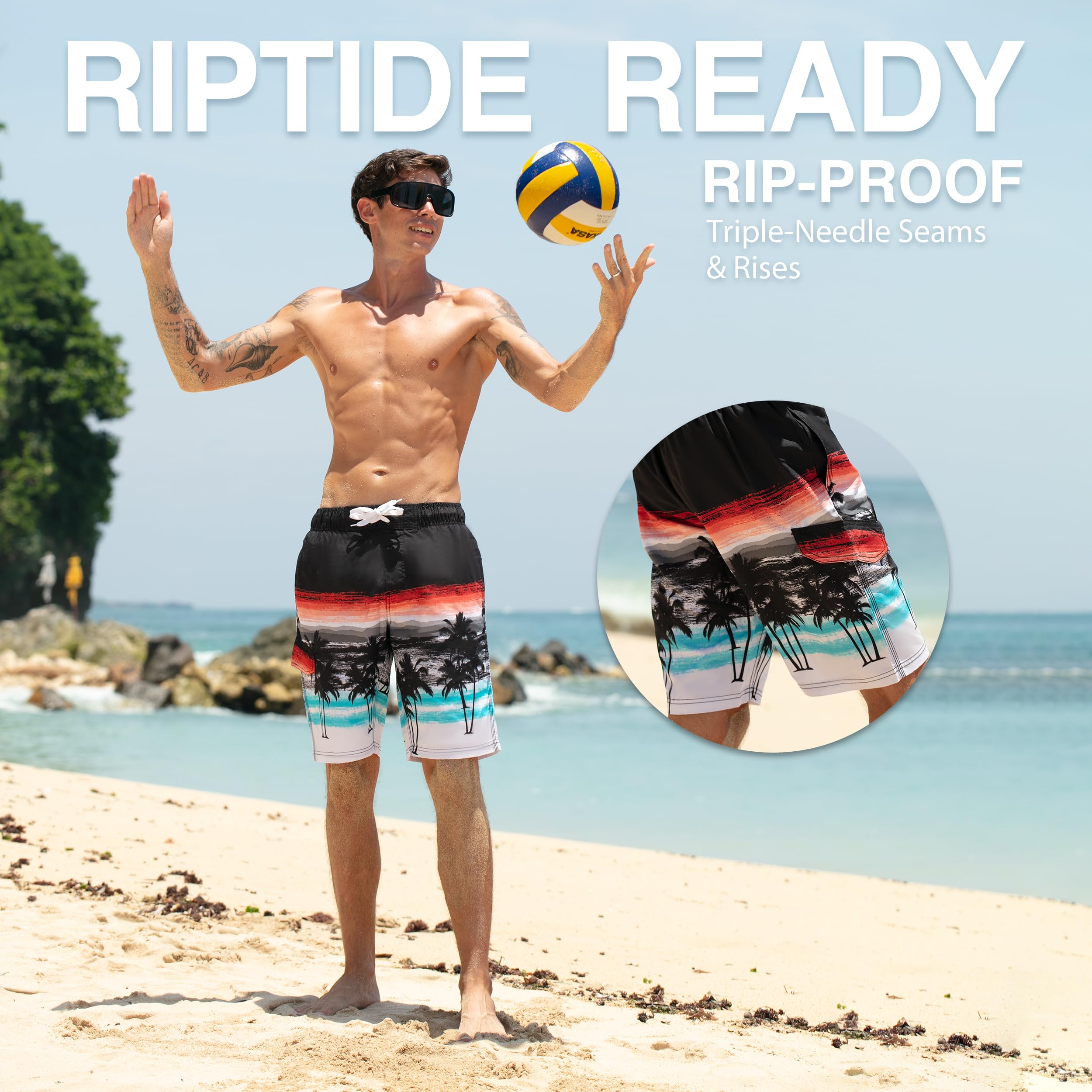 Men's Seaside 9" Swim Trunks