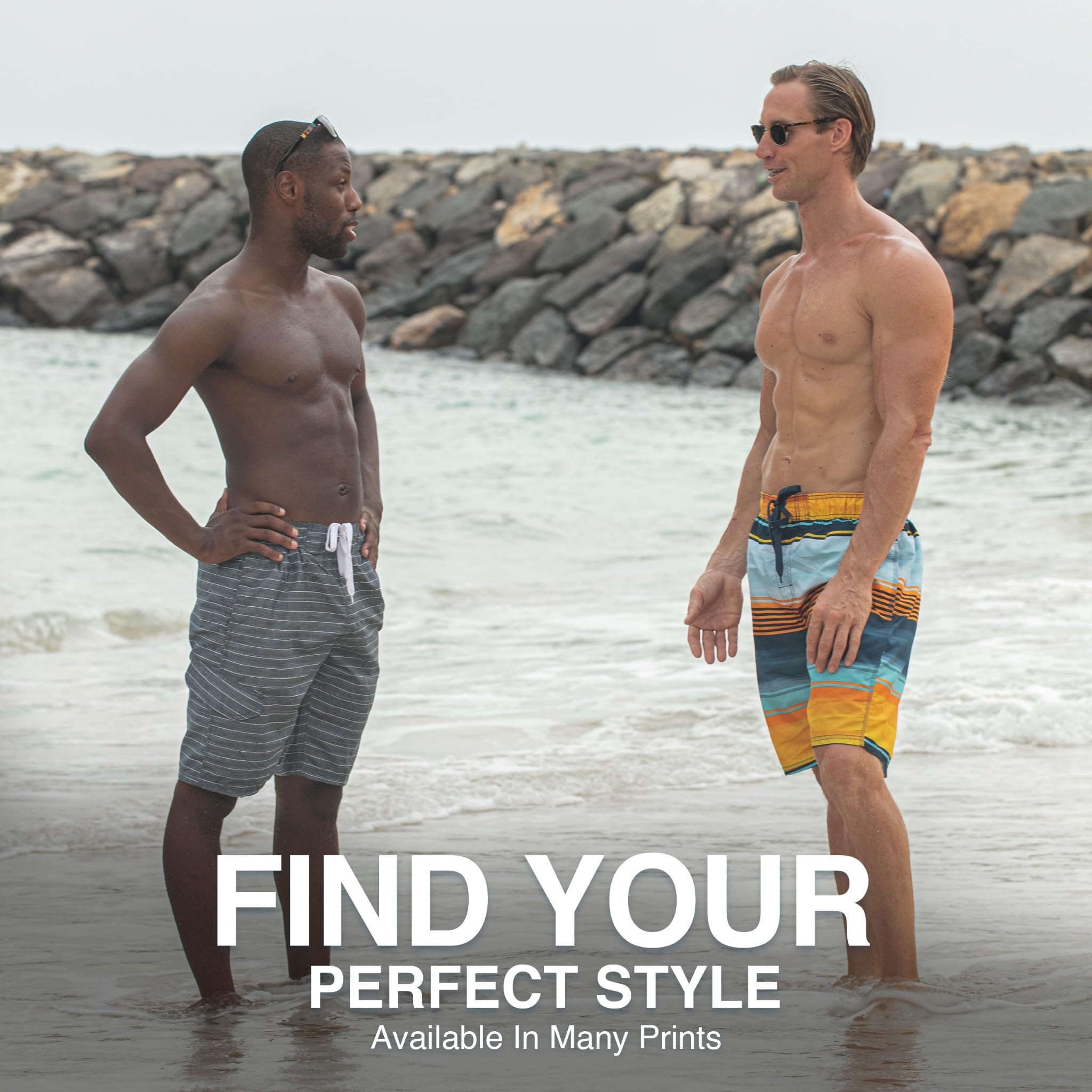 Men's Line Up 9" Swim Trunks
