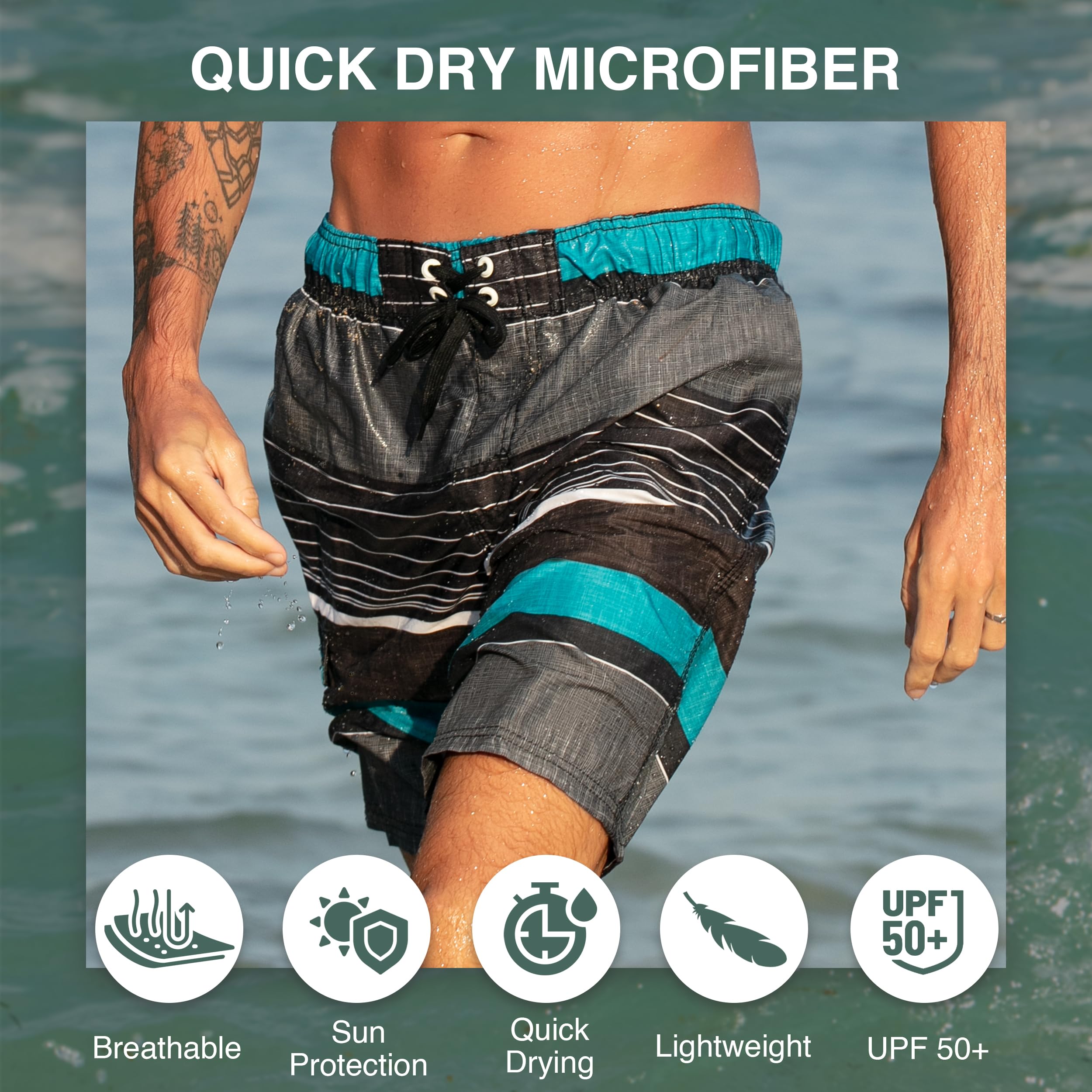 Men's Viper 9" Swim Trunks