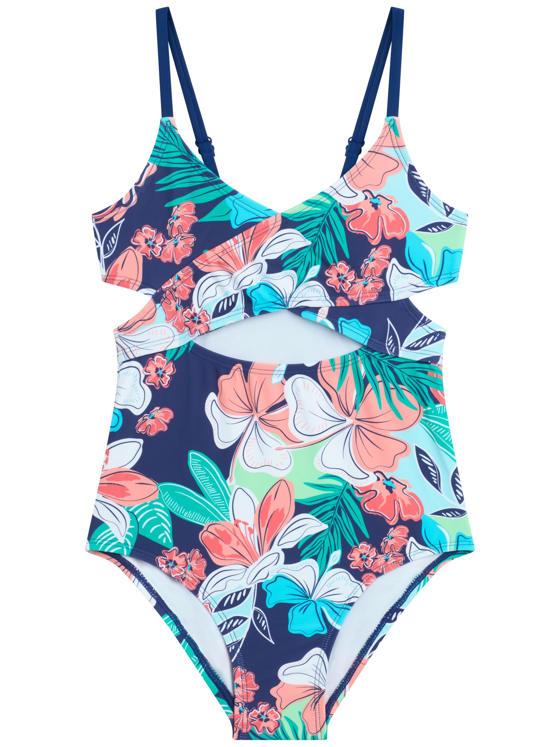 Andrea Girls' Swim 1PC Wrap Around