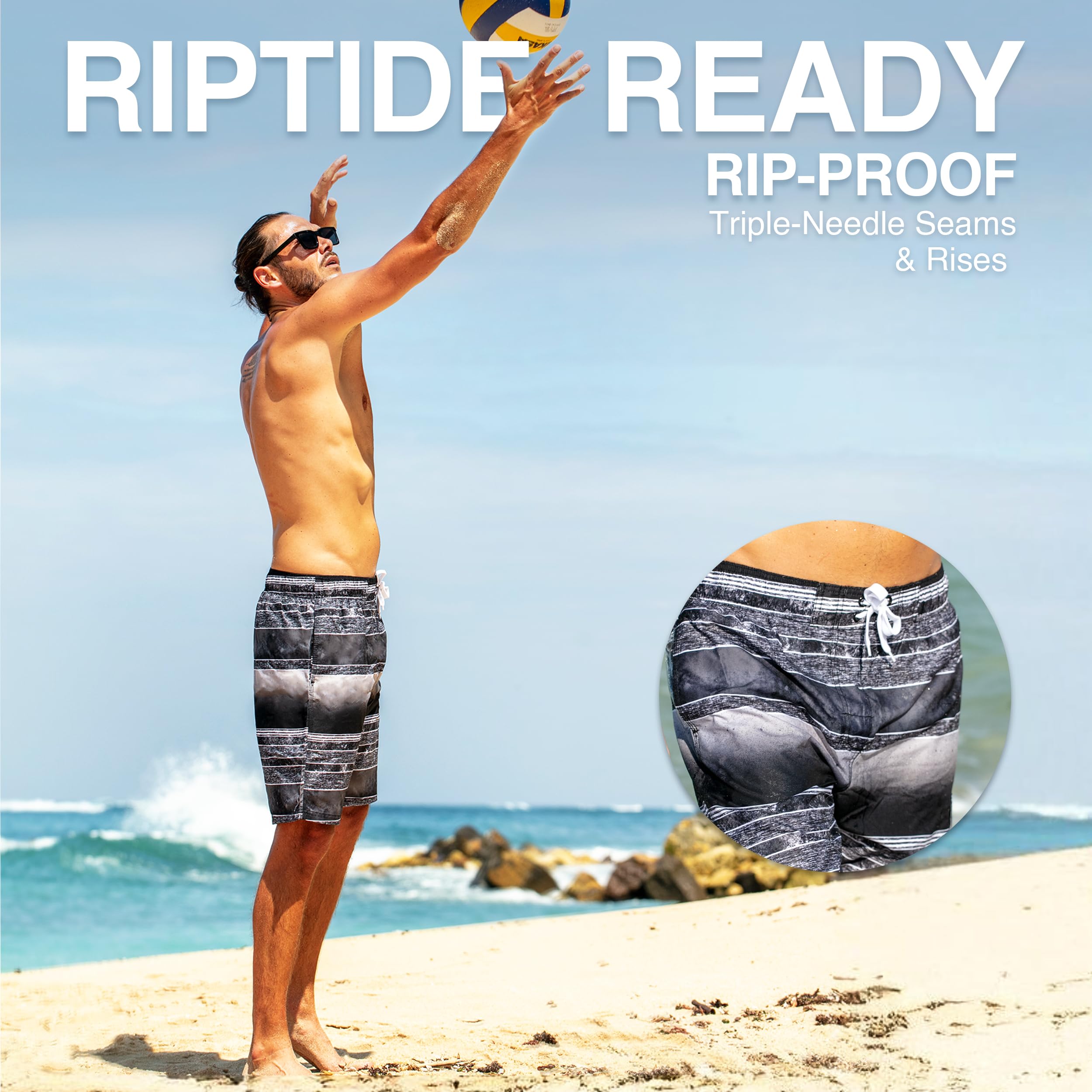 Men's Mileage 9" Swim Trunks