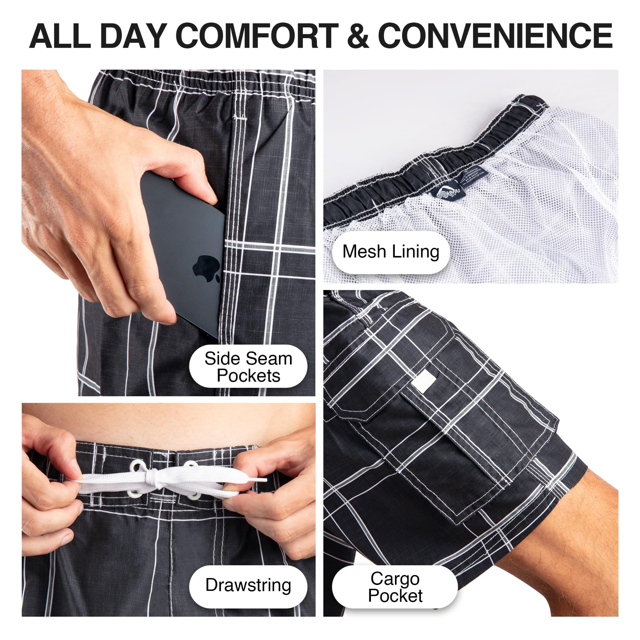 Men's Flex 9" Swim Trunks