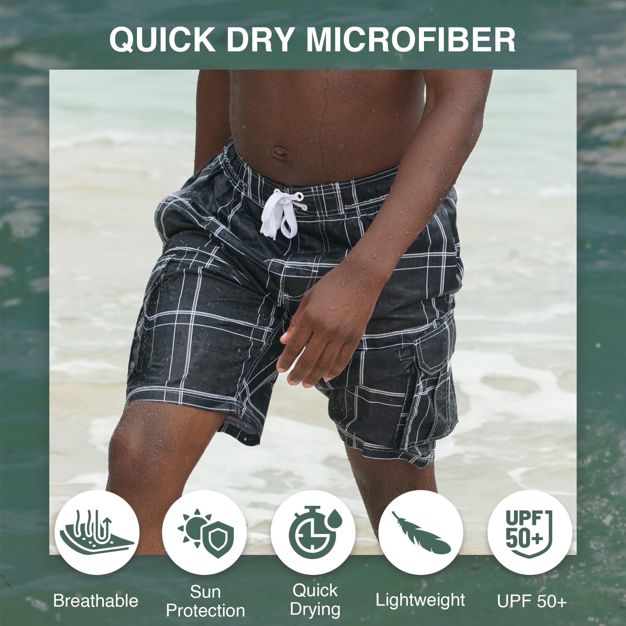 Men's Flex 9" Swim Trunks