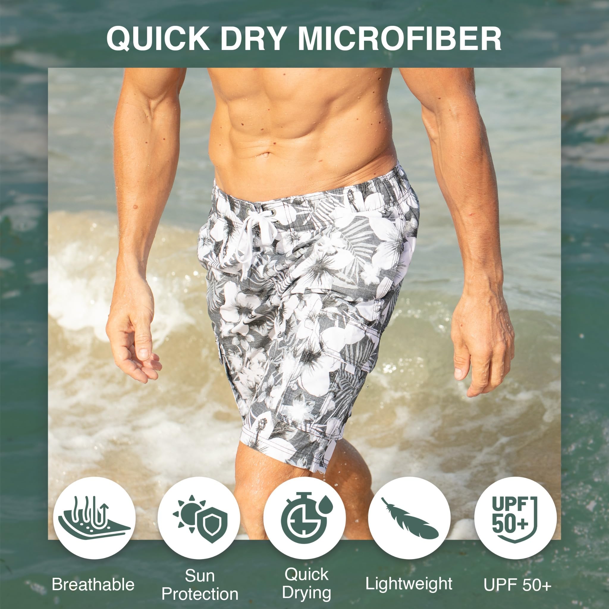 Men's Dominica 9" Swim Trunks