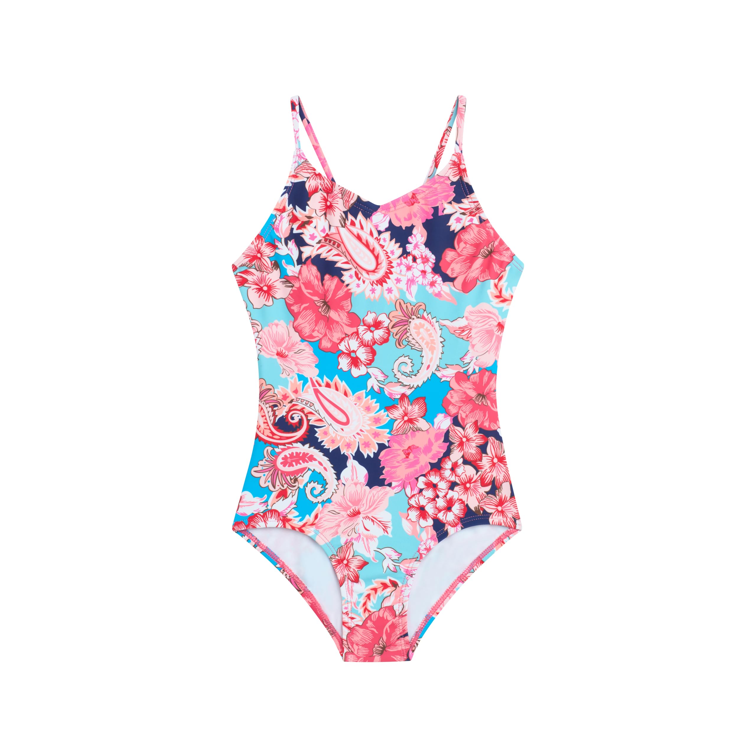 Louisa Girls' Swim 1PC V-Neck