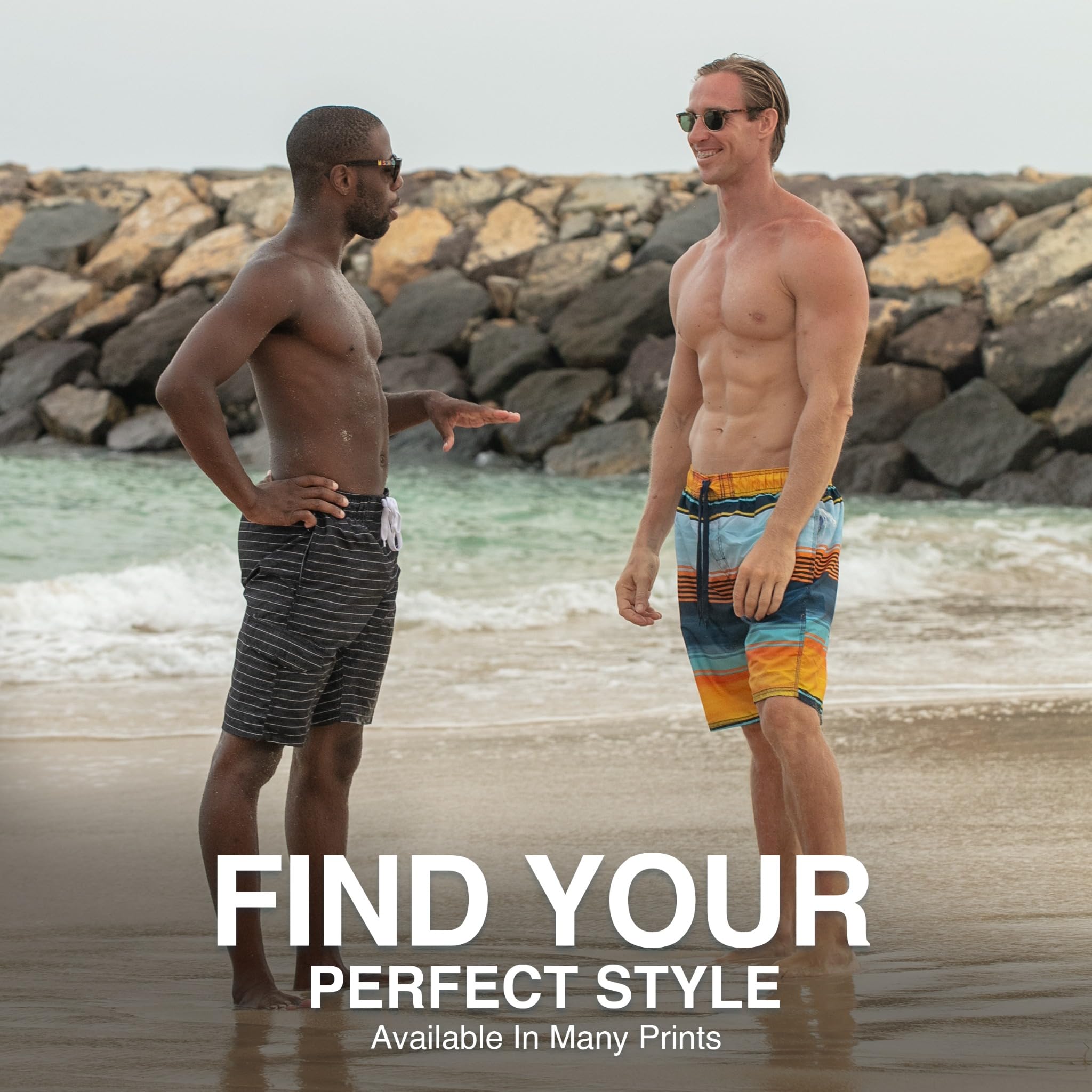 Men's Line Up 9" Swim Trunks