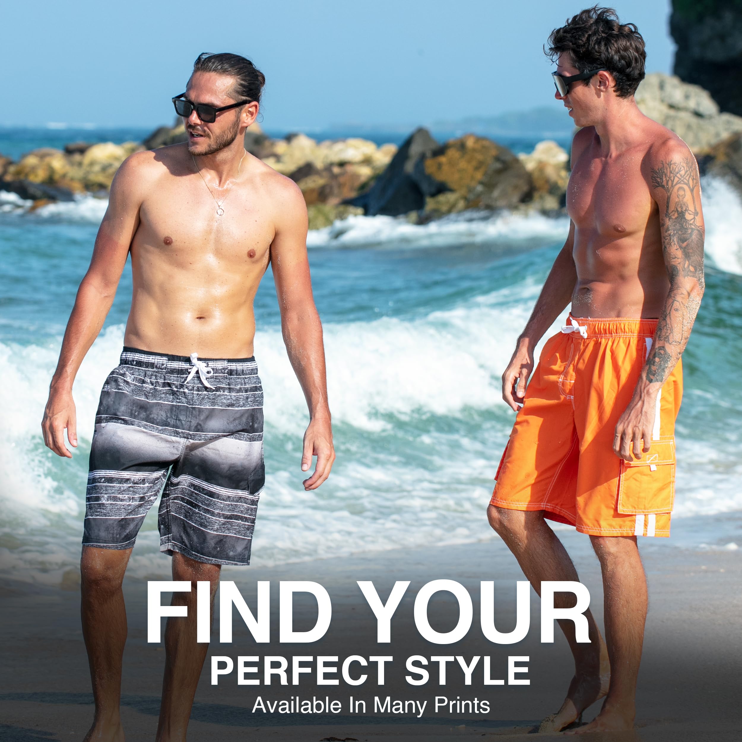 Men's Mileage 9" Swim Trunks