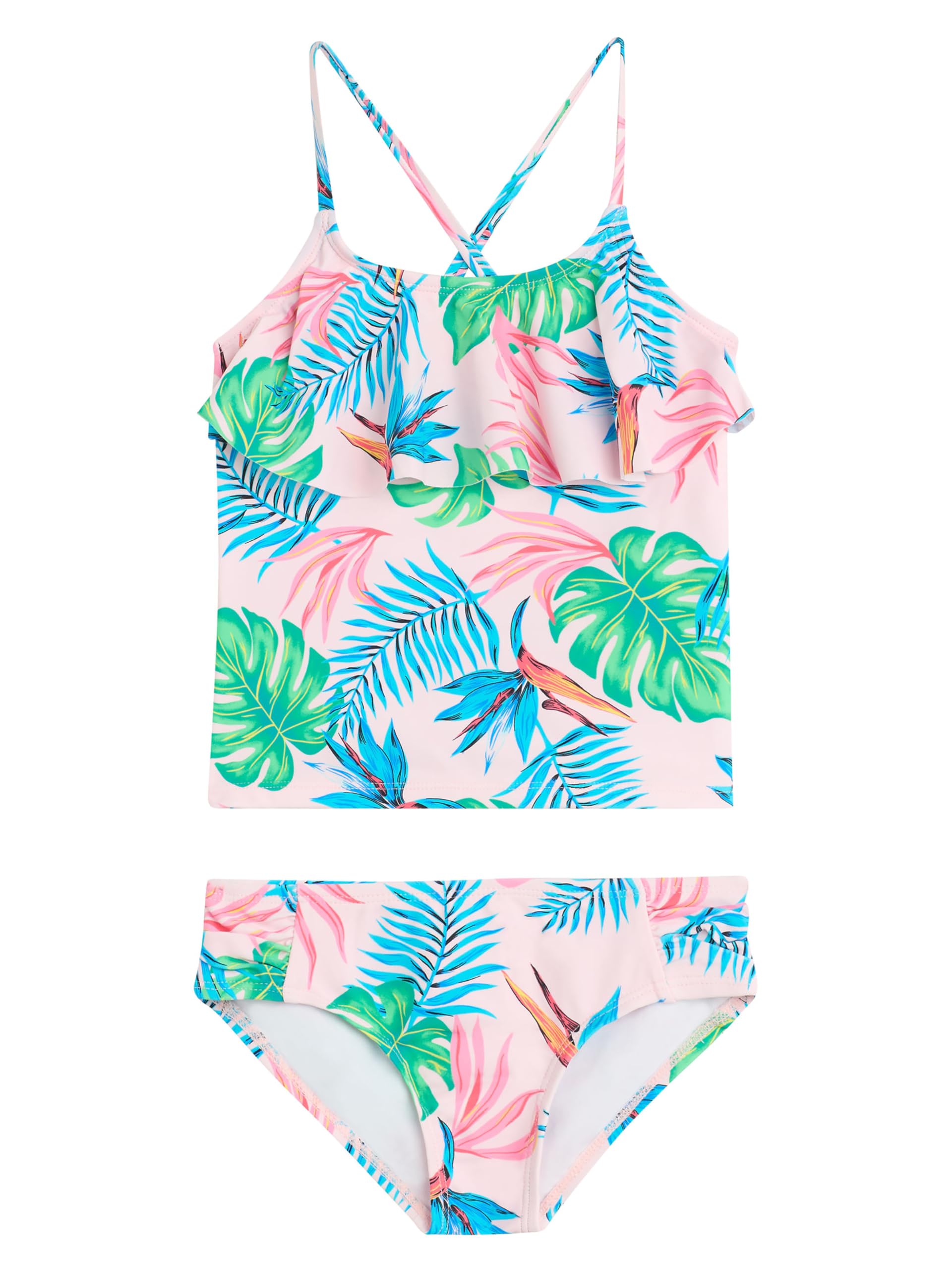 Kanu Surf Big Girls' Lei Tankini Swimsuit Kanu Surf Big Girls' Lei Tankini Swimsuit