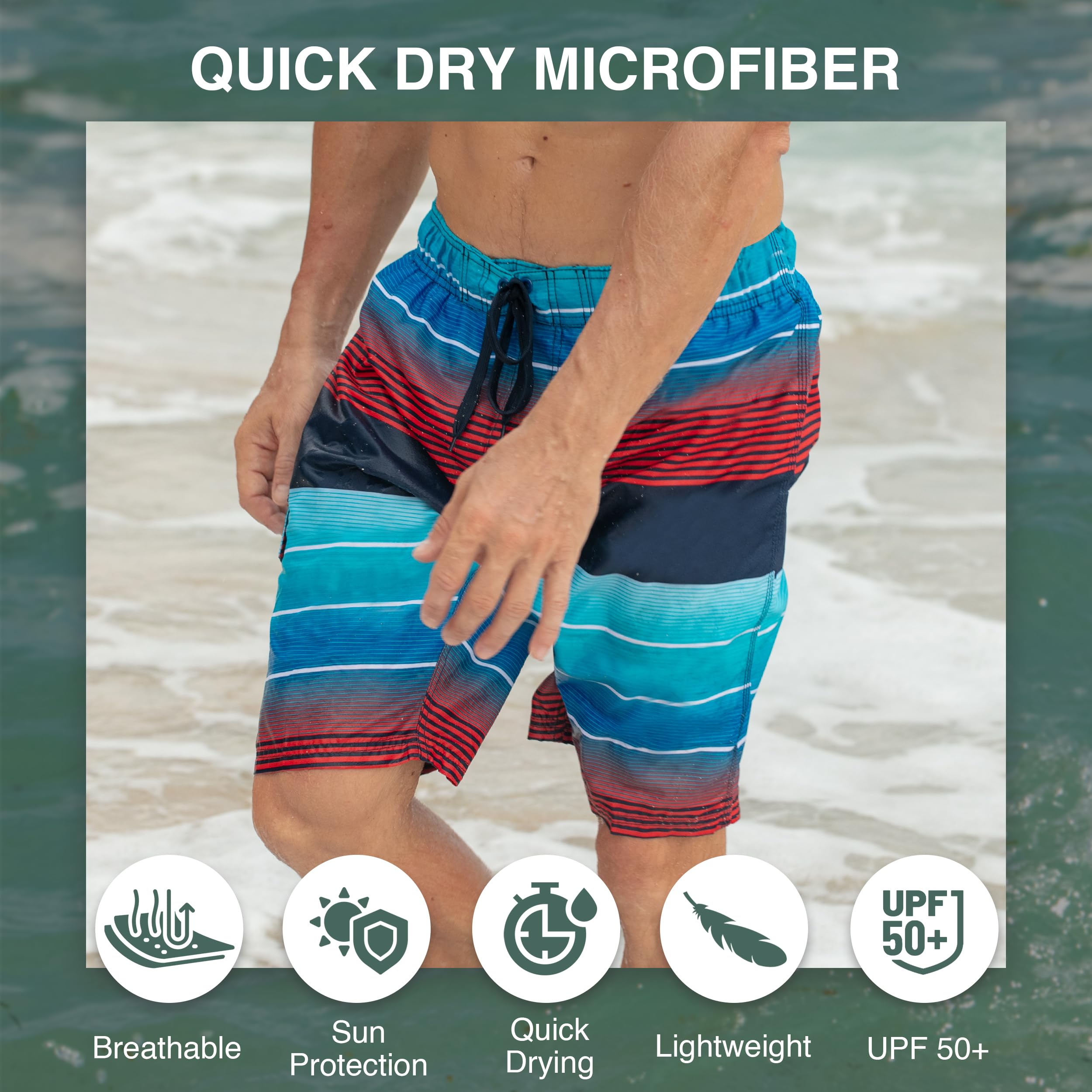 Men's Echelon 9" Swim Trunks