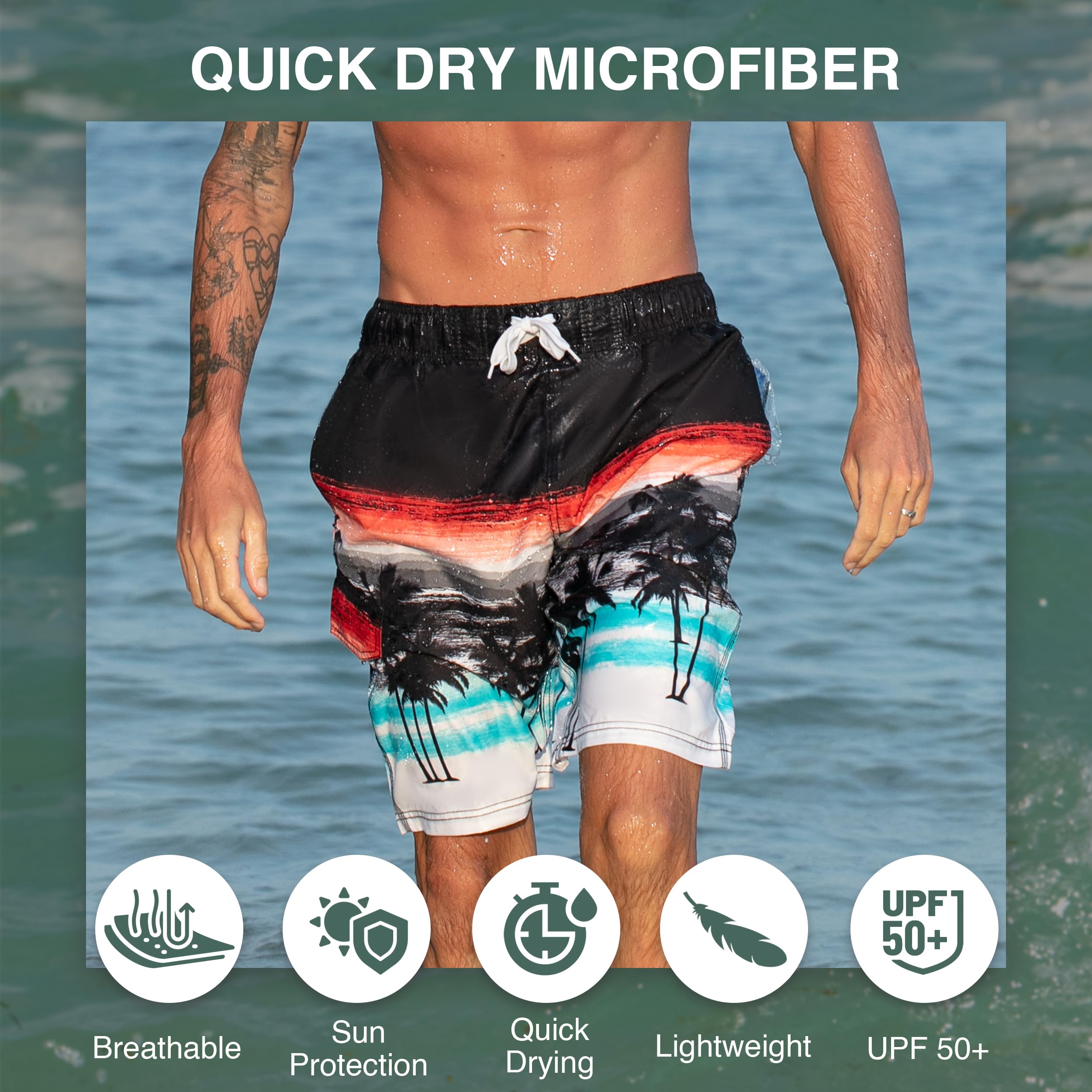 Men's Seaside 9" Swim Trunks