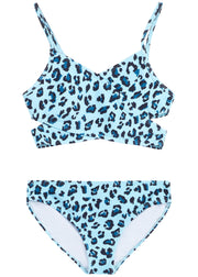 Girls' Beach Leopard Wrap Around Bikini
