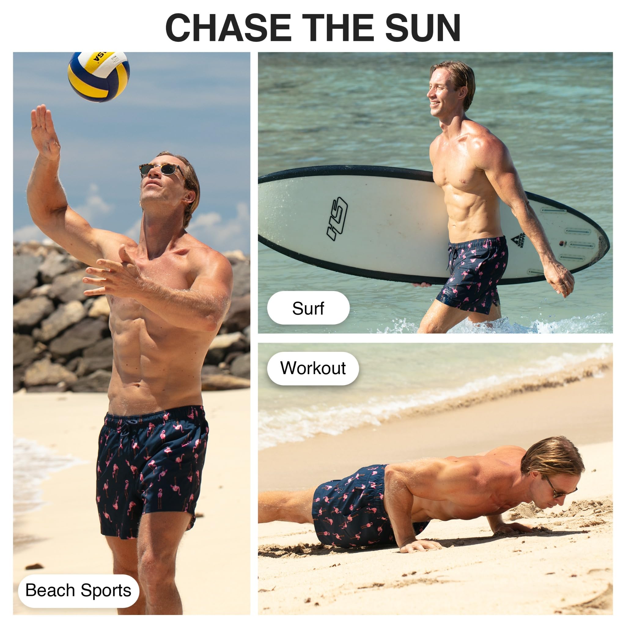 Men's San Diego 5" Stretch Swim Trunks