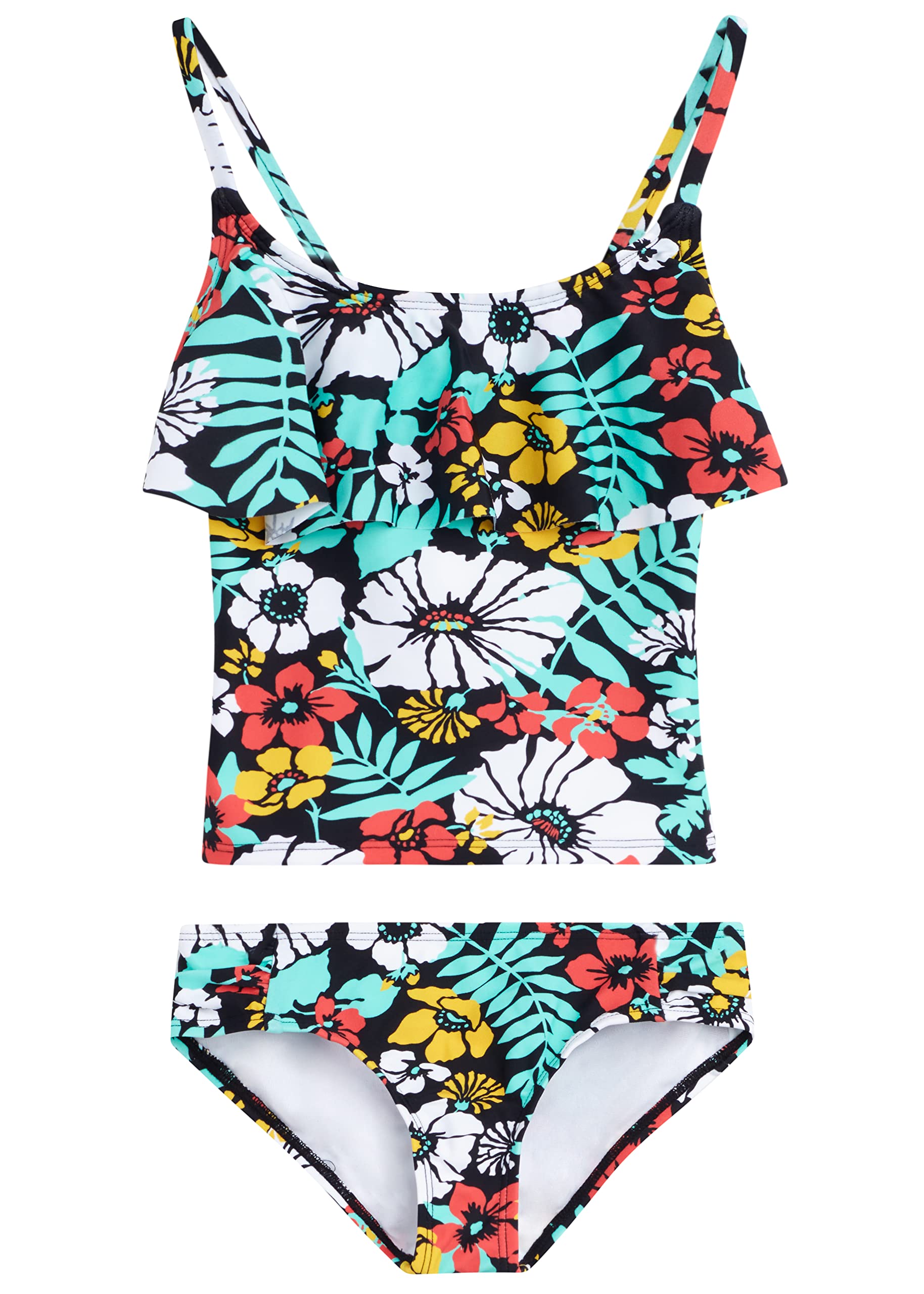 Girls' Spring Bouquet Flounce Tankini