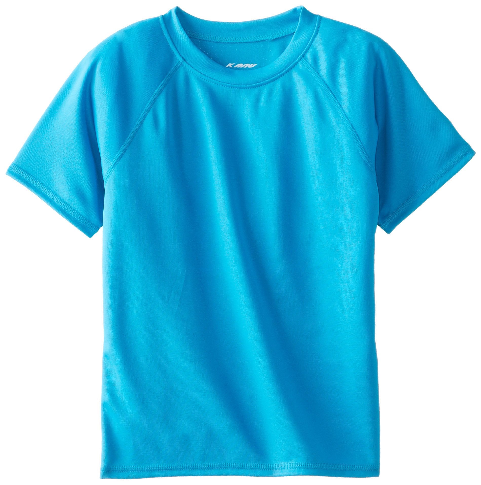 Boys' Solid Short Sleeve Swim Shirts