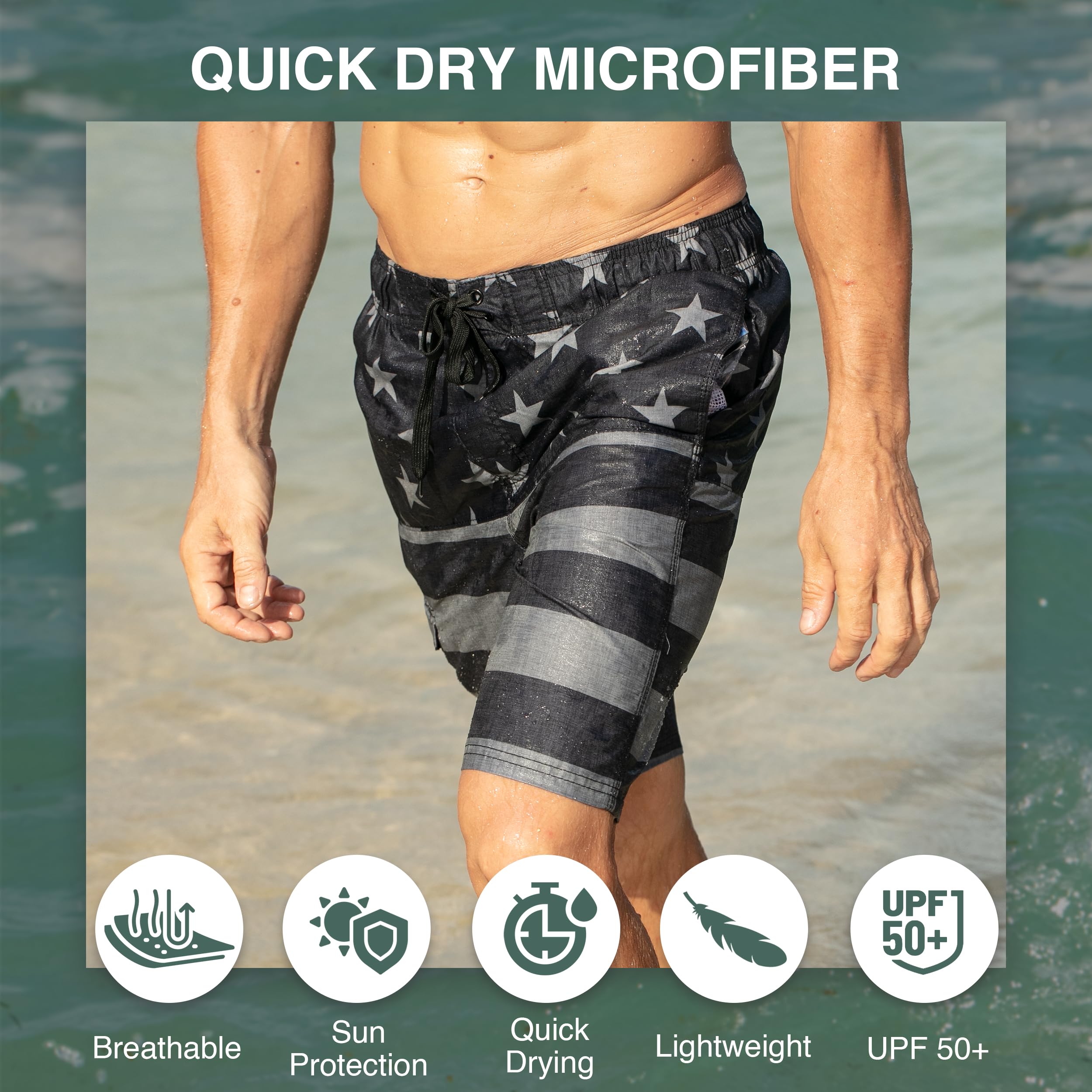 Men's Flag II 9" Swim Trunks