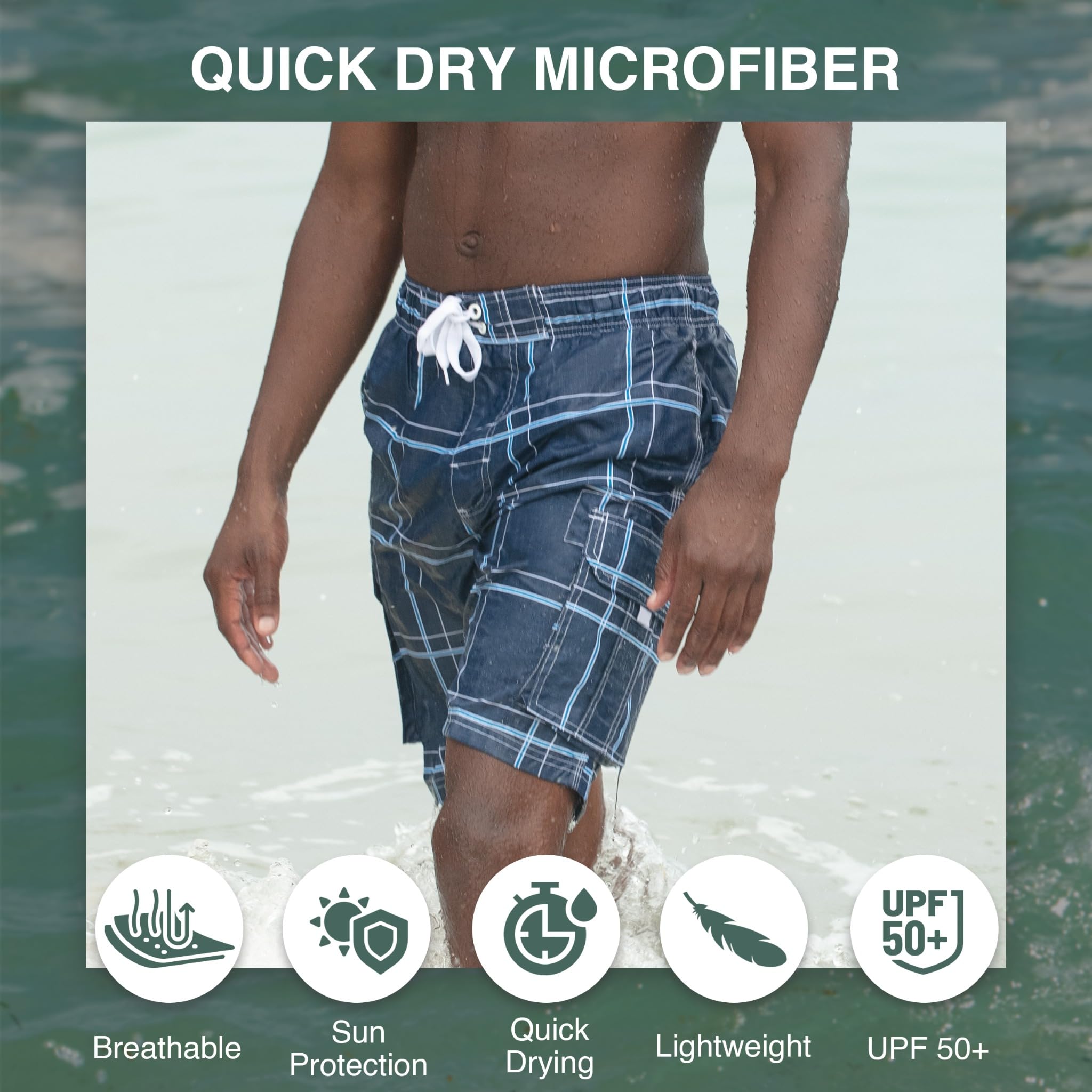 Men's Flex 9" Swim Trunks