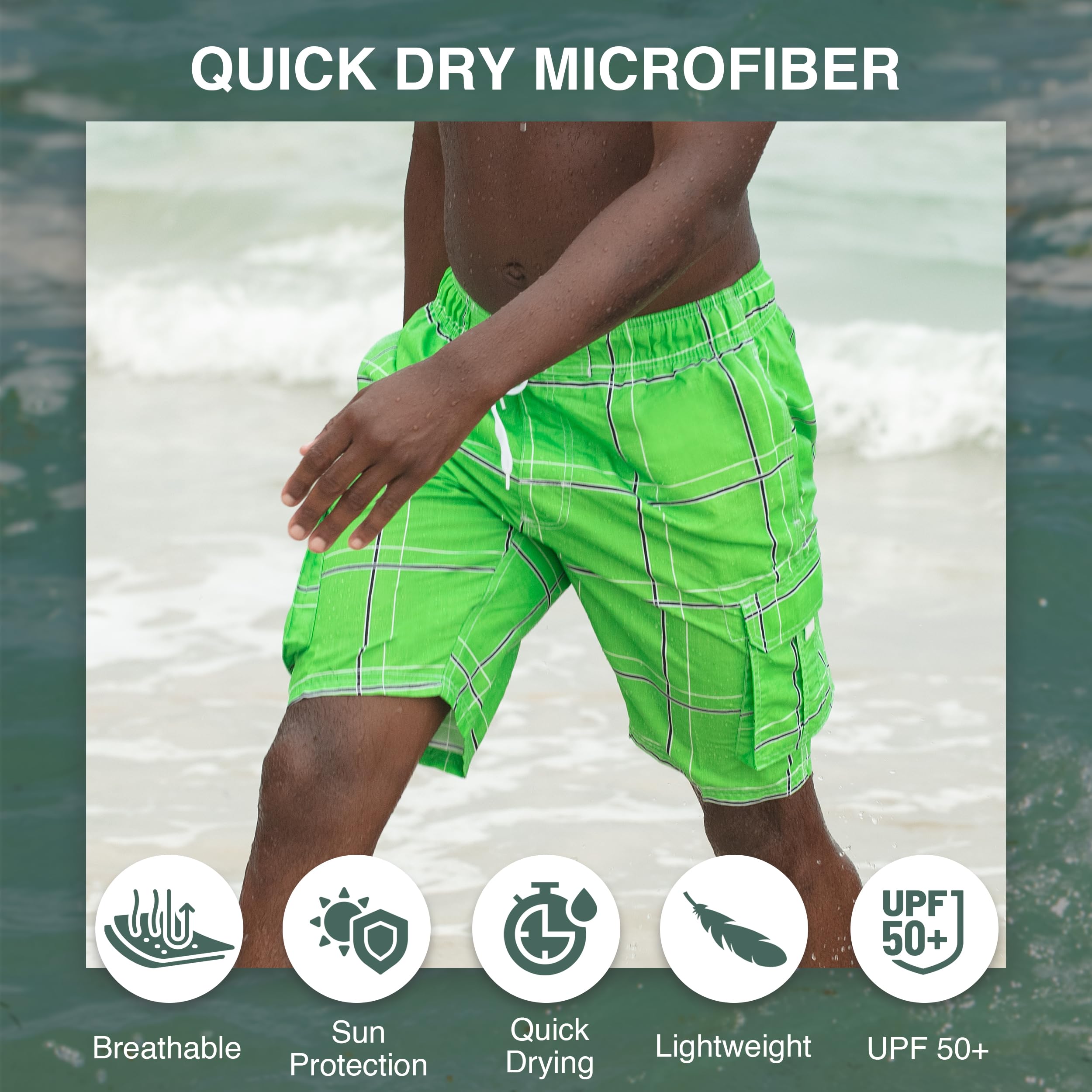 Men's Flex 9" Swim Trunks