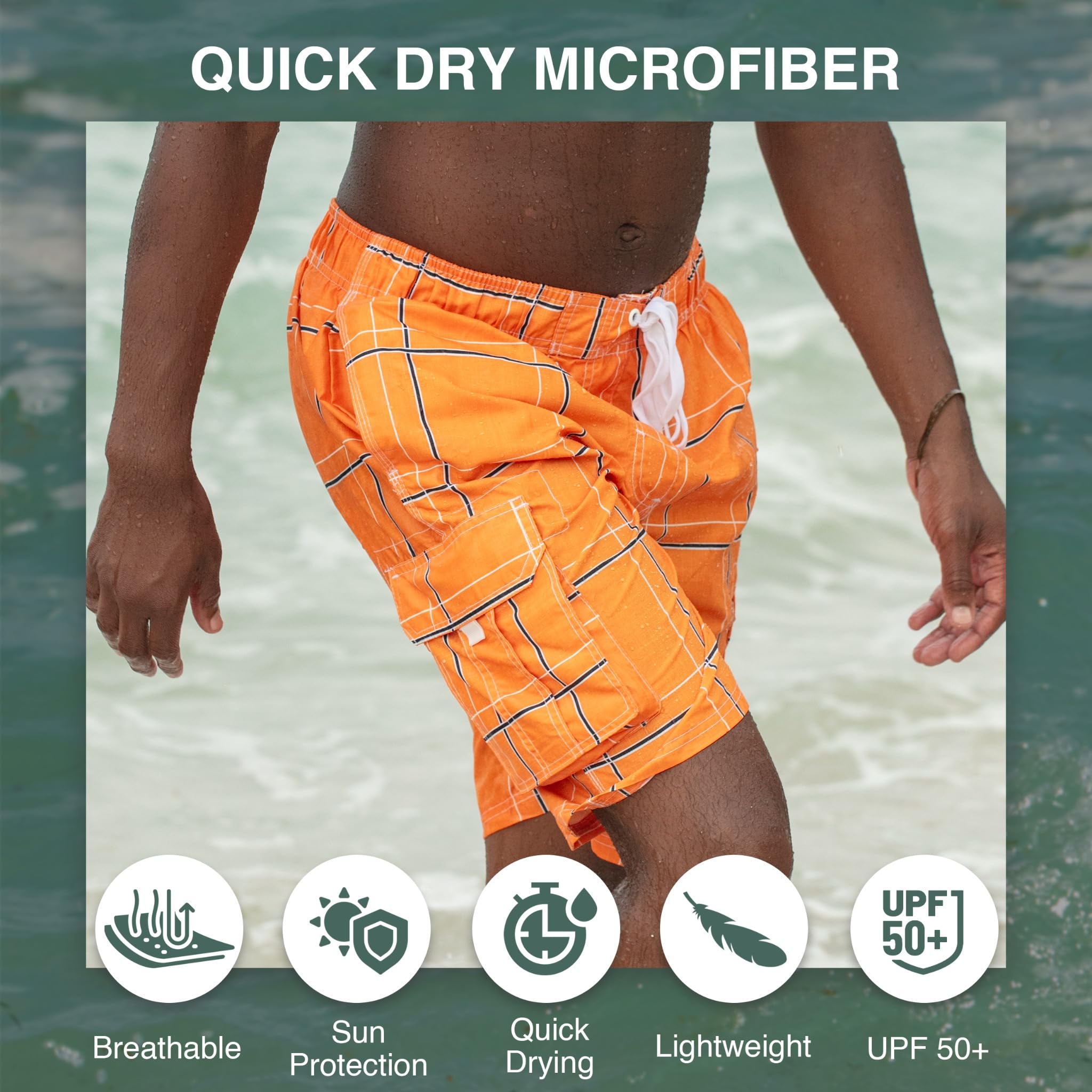Men's Flex 9" Swim Trunks