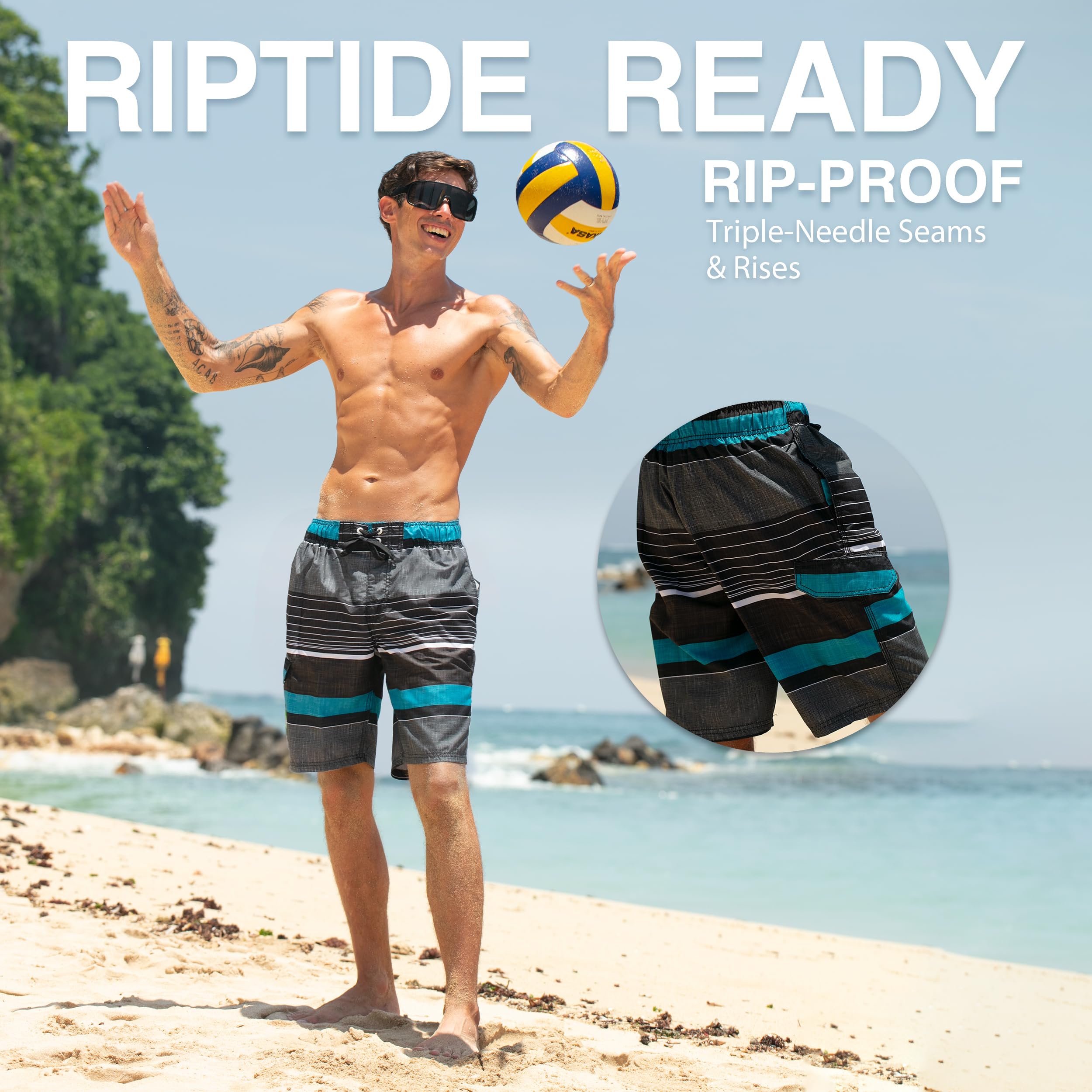 Men's Viper 9" Swim Trunks