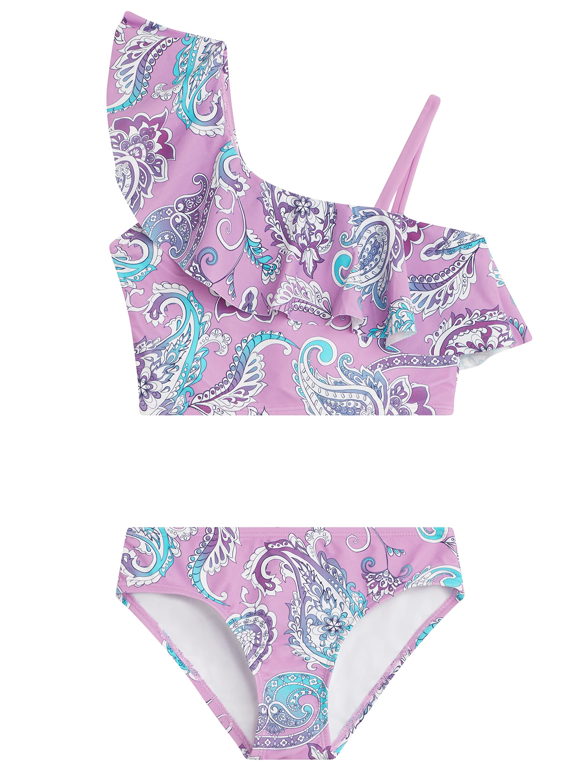 Girls' Summer 1 Shoulder Tankini