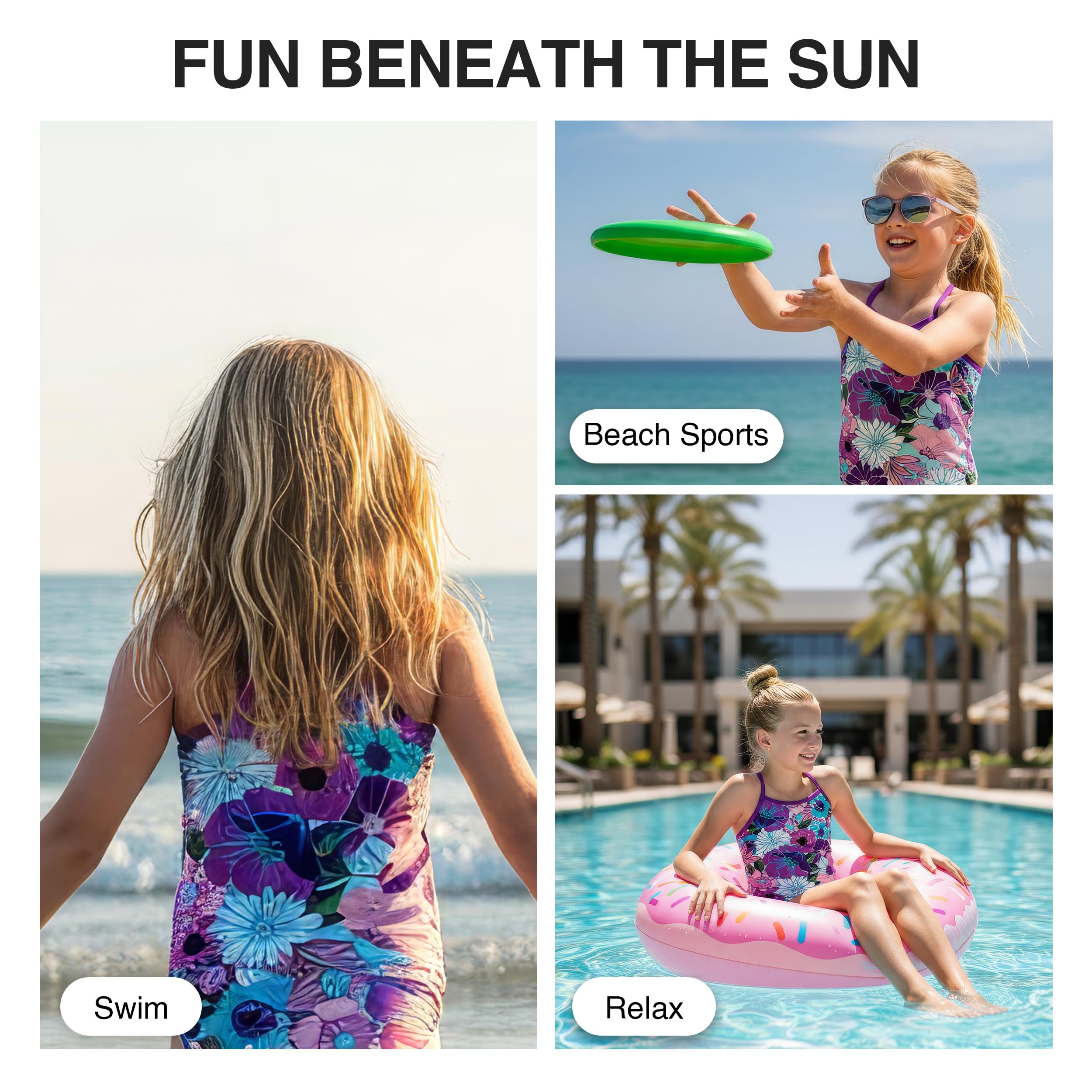 Girls' Gianna Banded Tankini