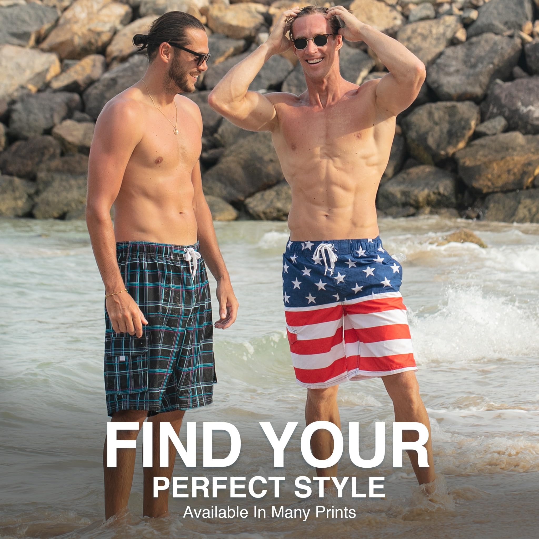 Men's Flag II 9" Swim Trunks