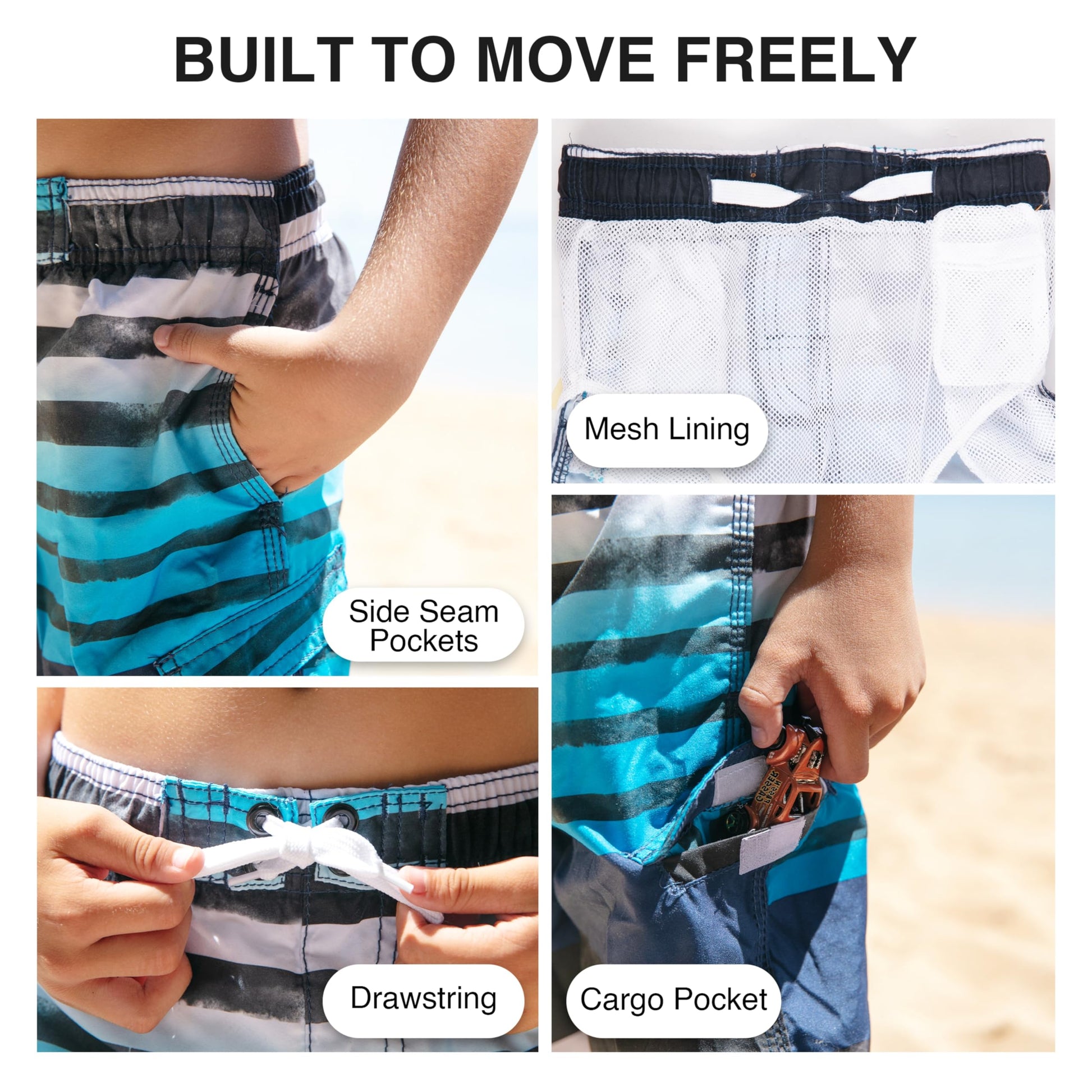 Boys' Reflection  Swim Trunks