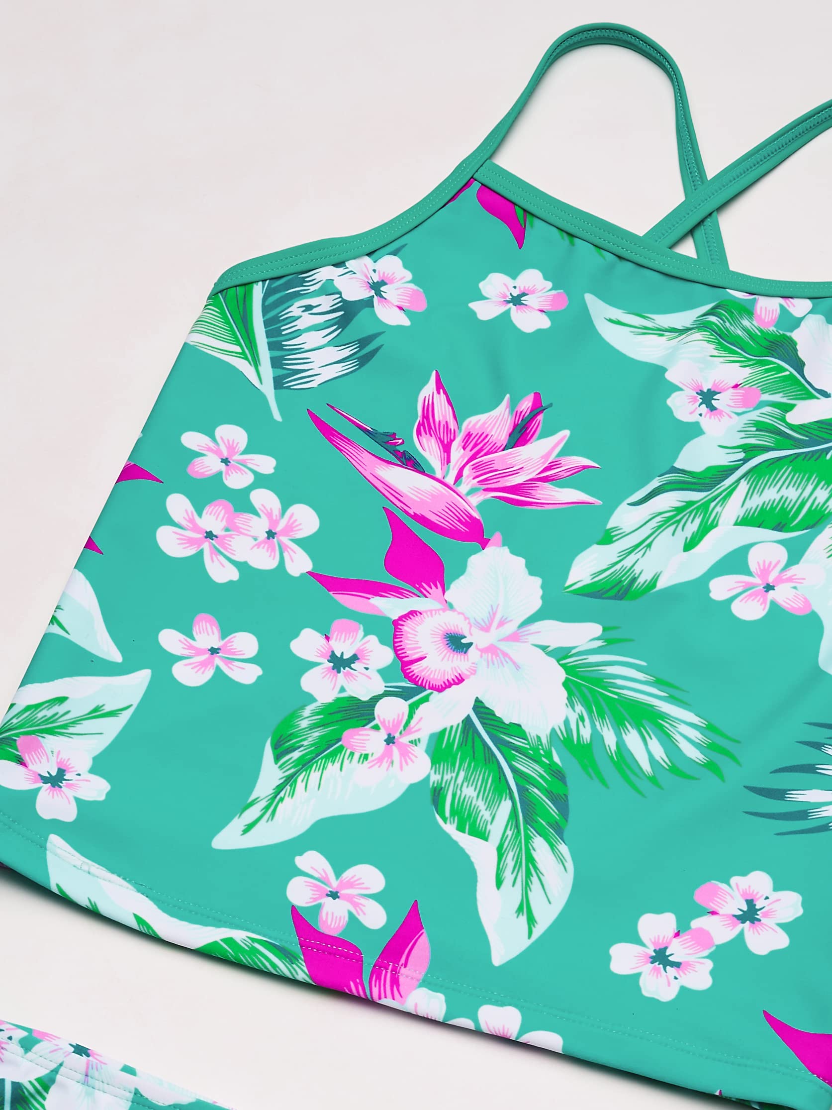 Girls' Alania Banded Tankini
