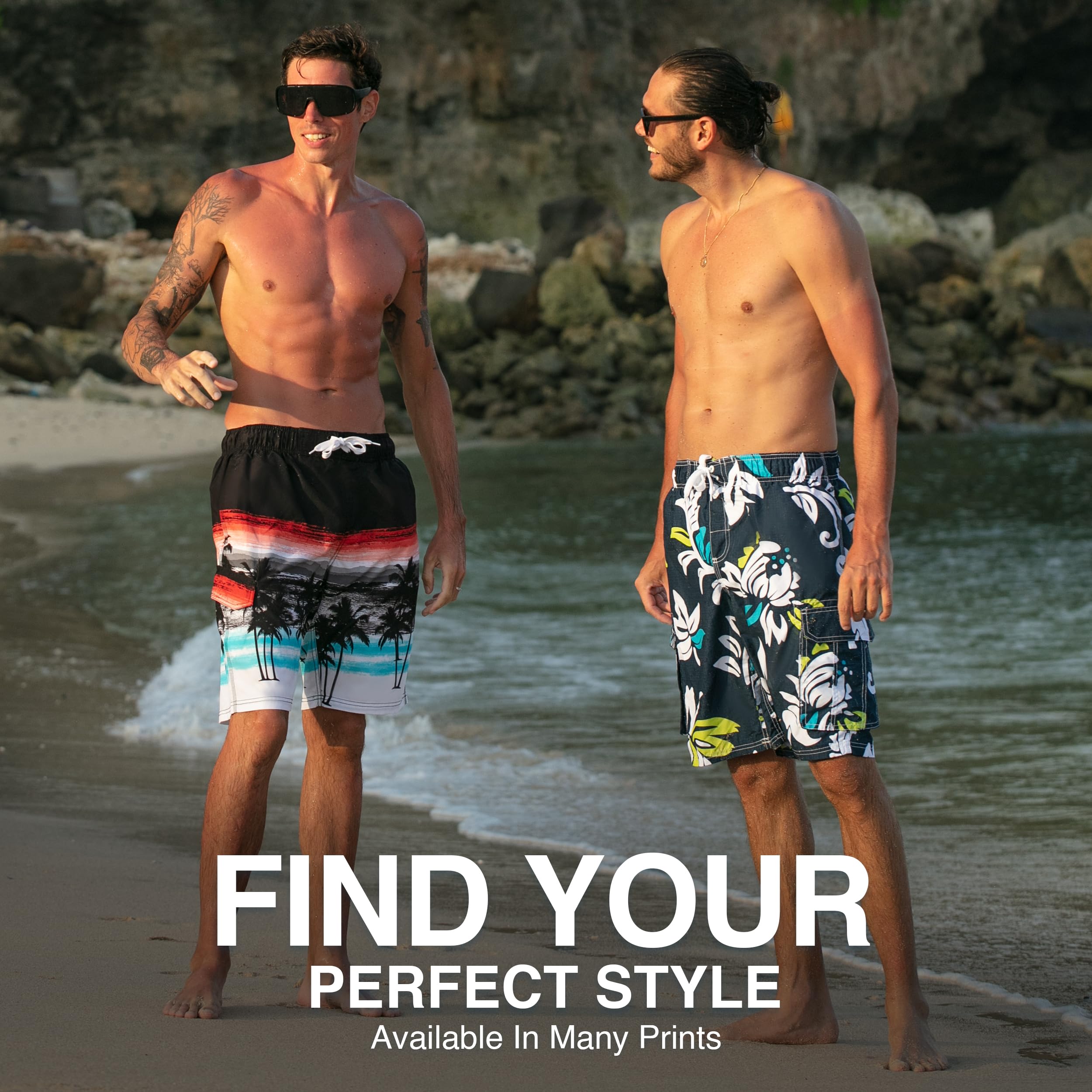 Men's Seaside 9" Swim Trunks