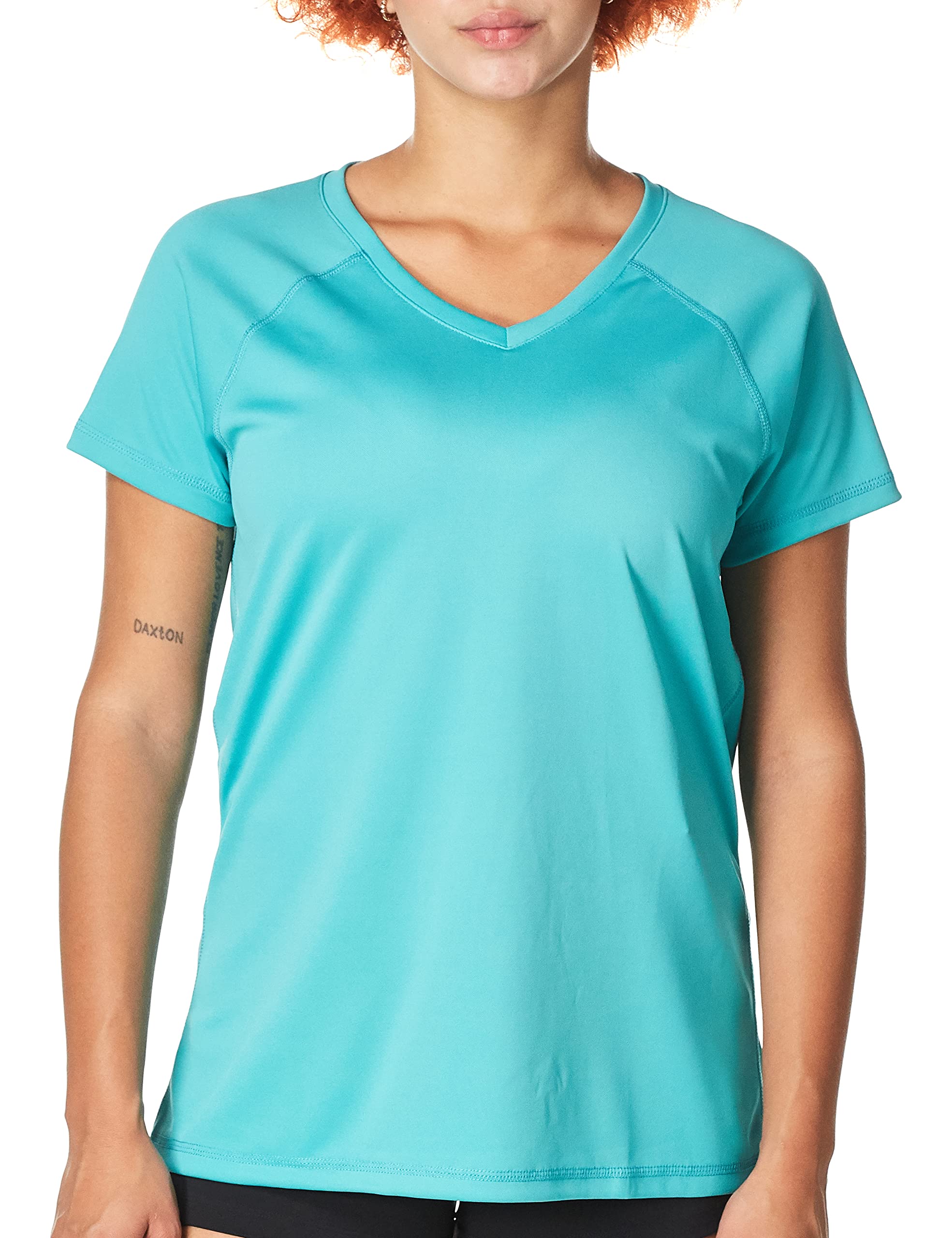 Women's Solid Short Sleeve Swim Shirt