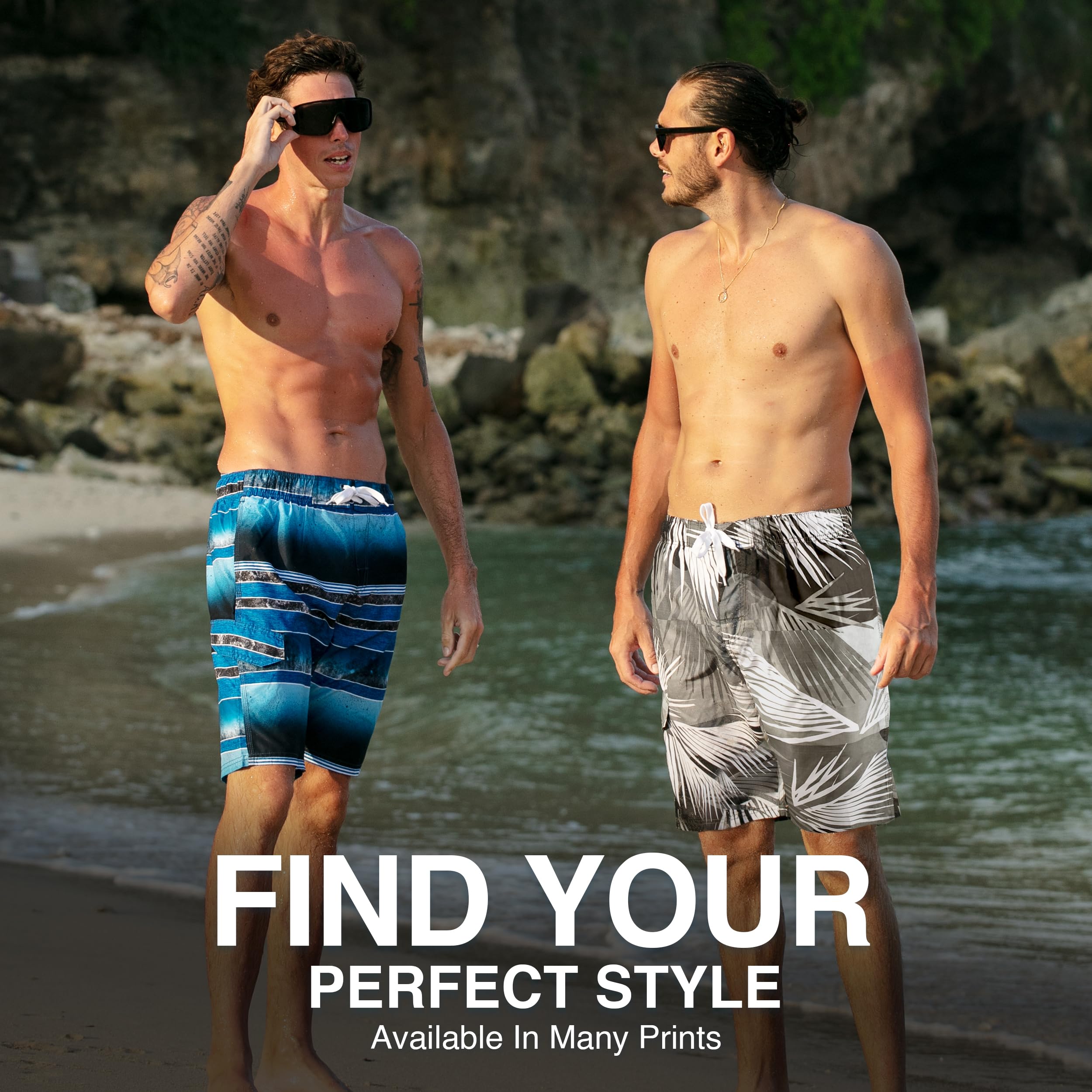 Men's Mileage 9" Swim Trunks