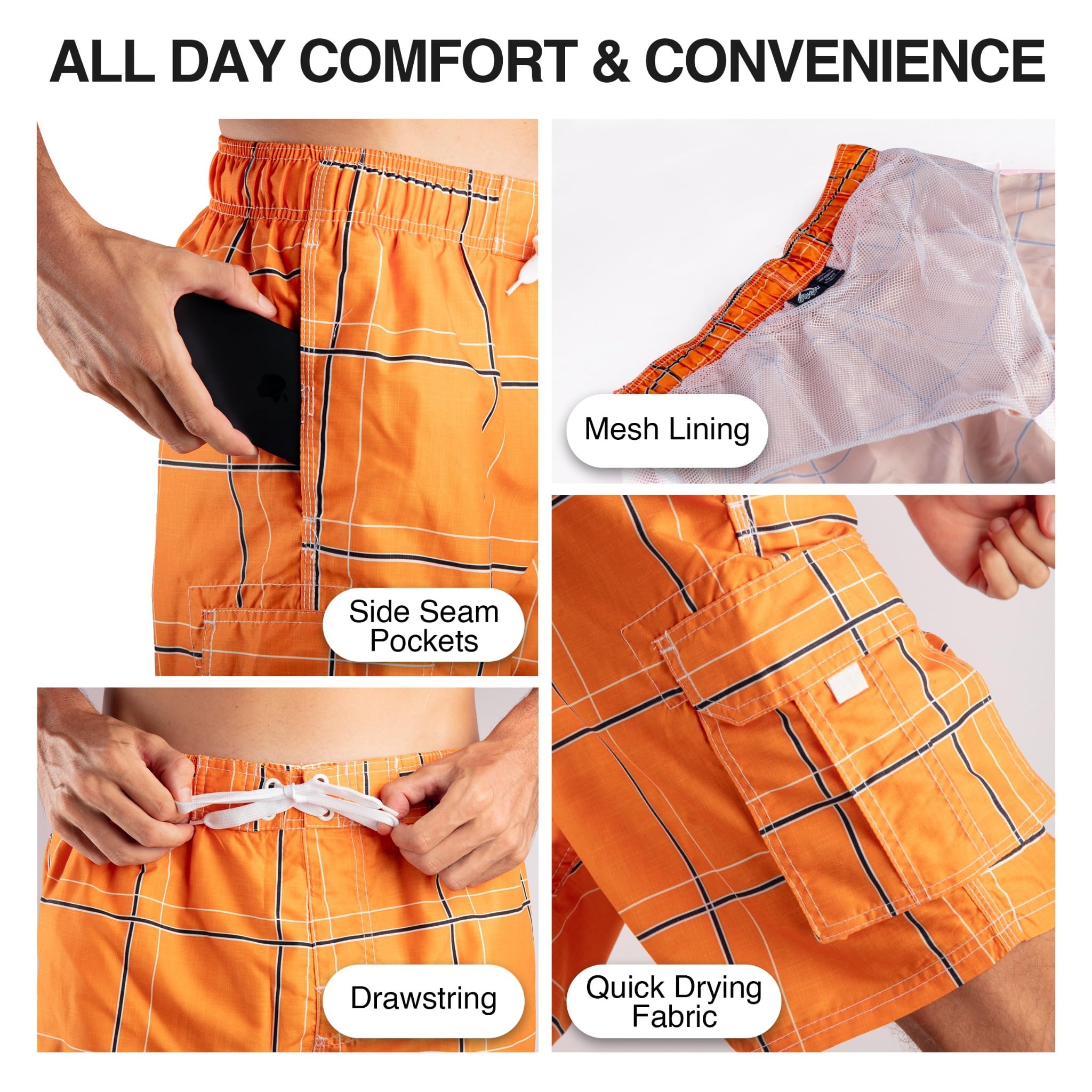 Men's Flex 9" Swim Trunks