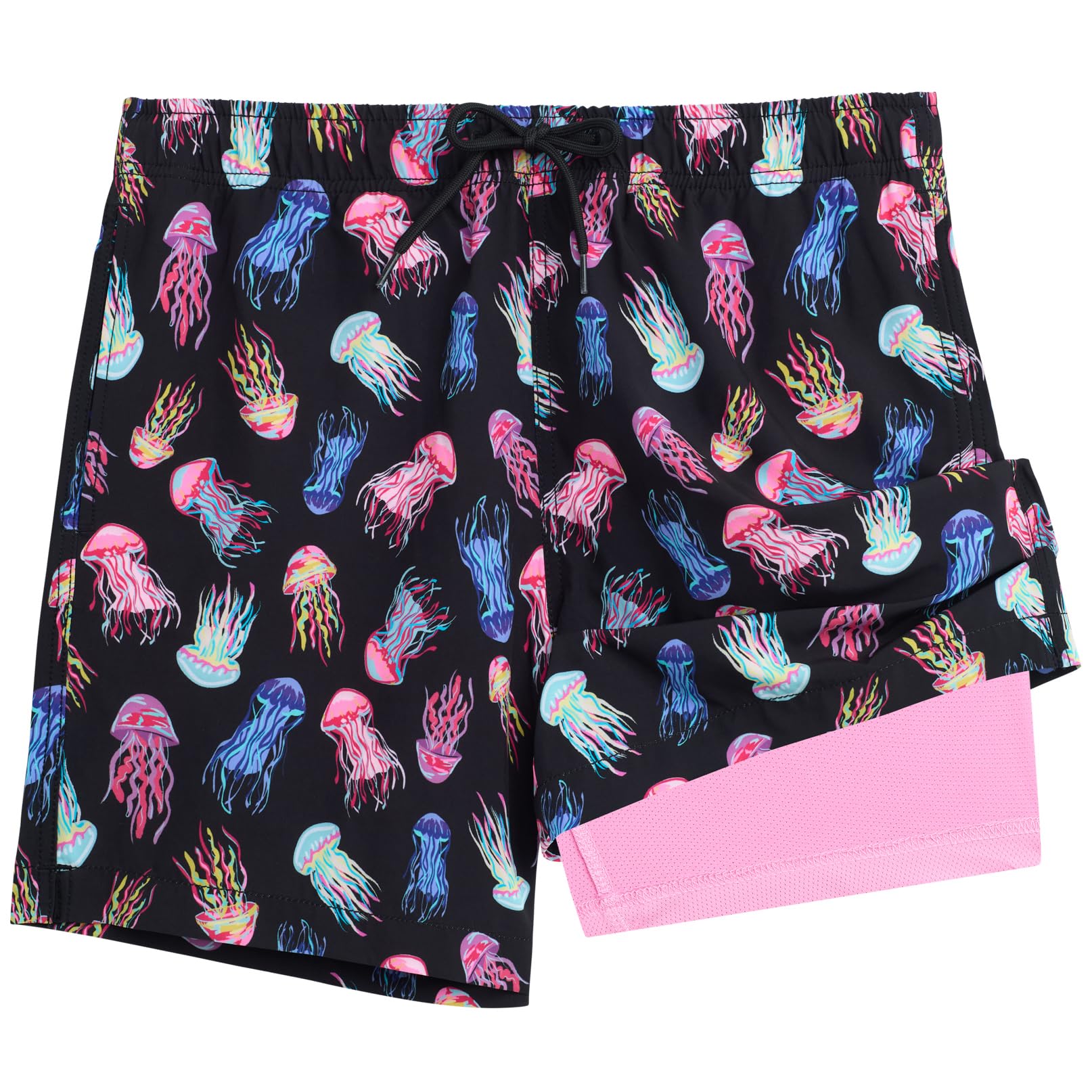 Jellyfish Men's Swim Compression Liner Trunks
