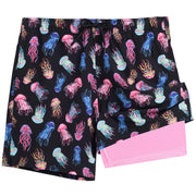 Jellyfish Men's Swim Compression Liner Trunks