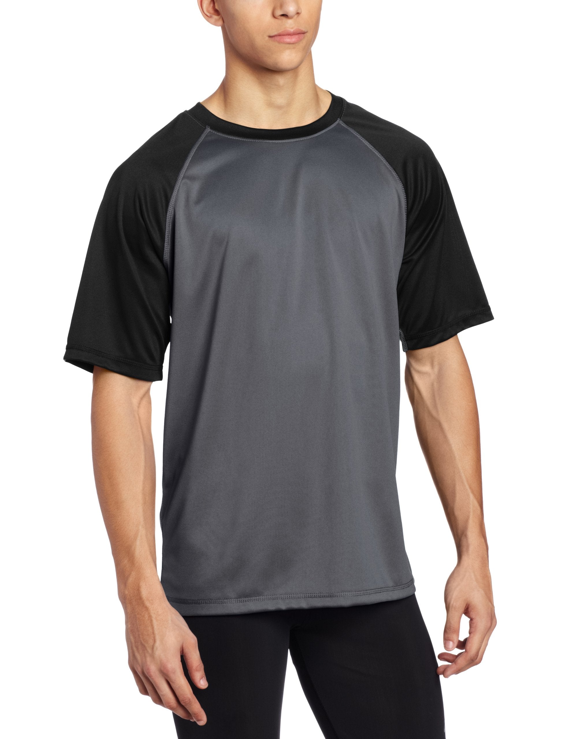 Men's Contrast Short Sleeve Rashguard
