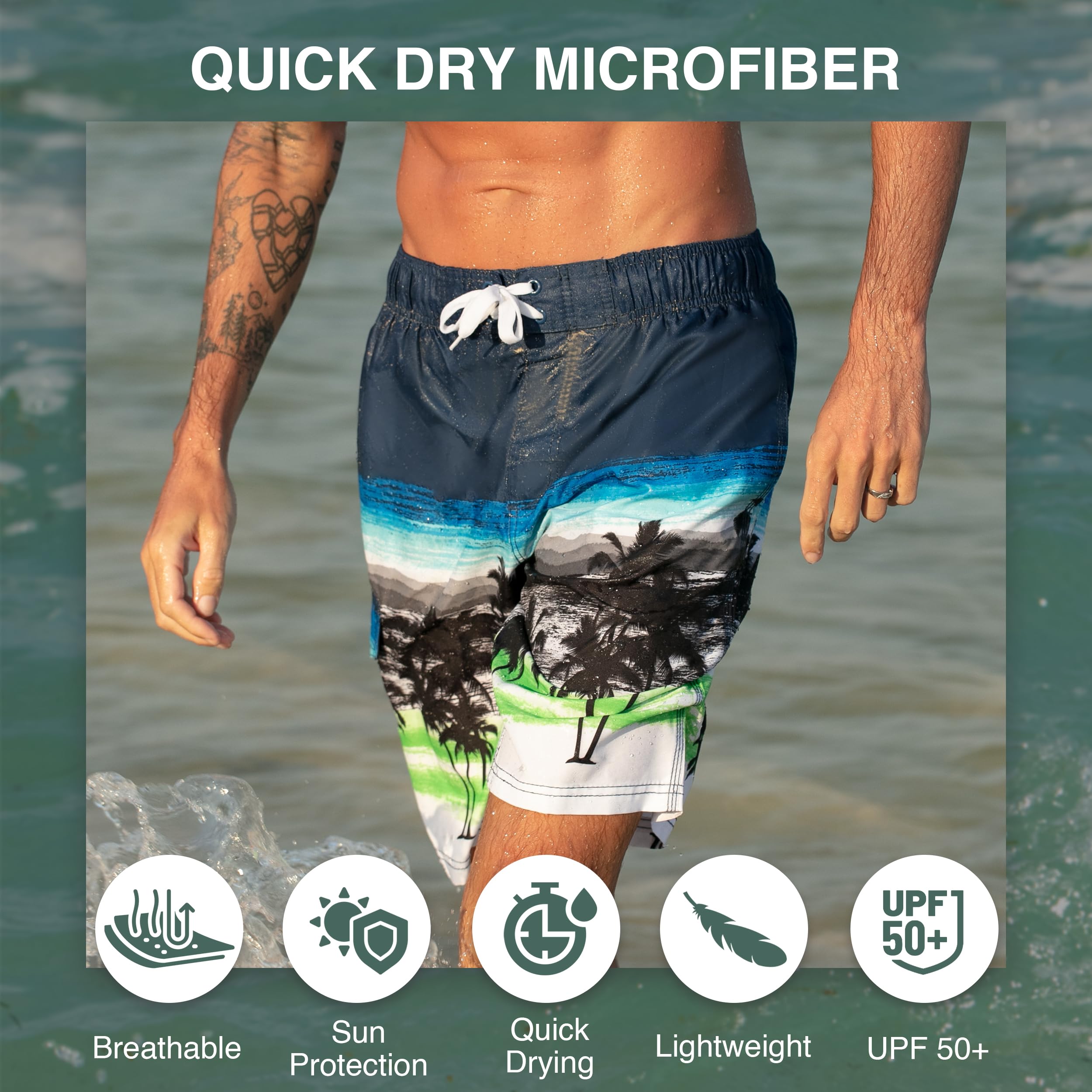 Men's Seaside 9" Swim Trunks