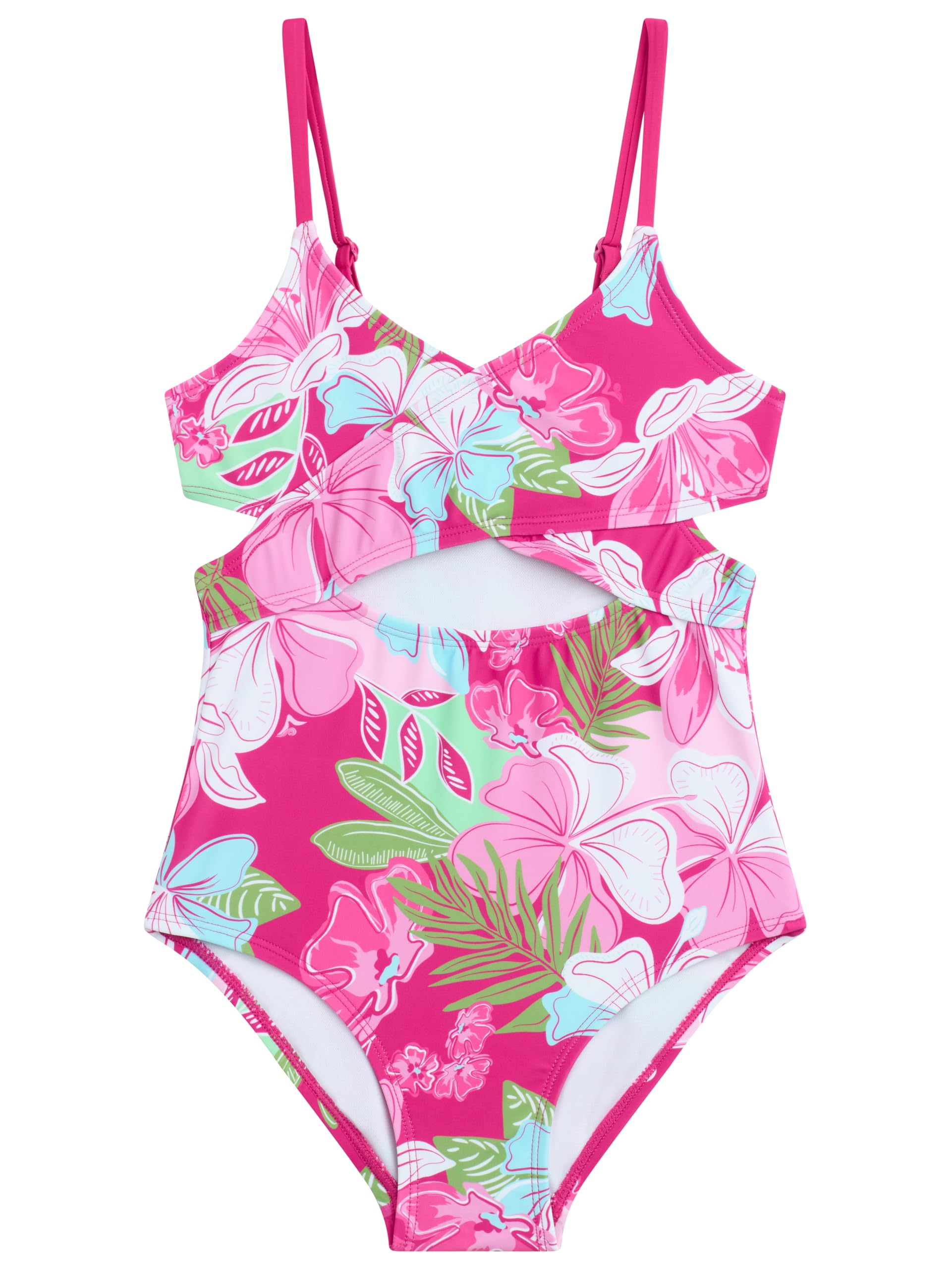 Andrea Girls' Swim 1PC Wrap Around
