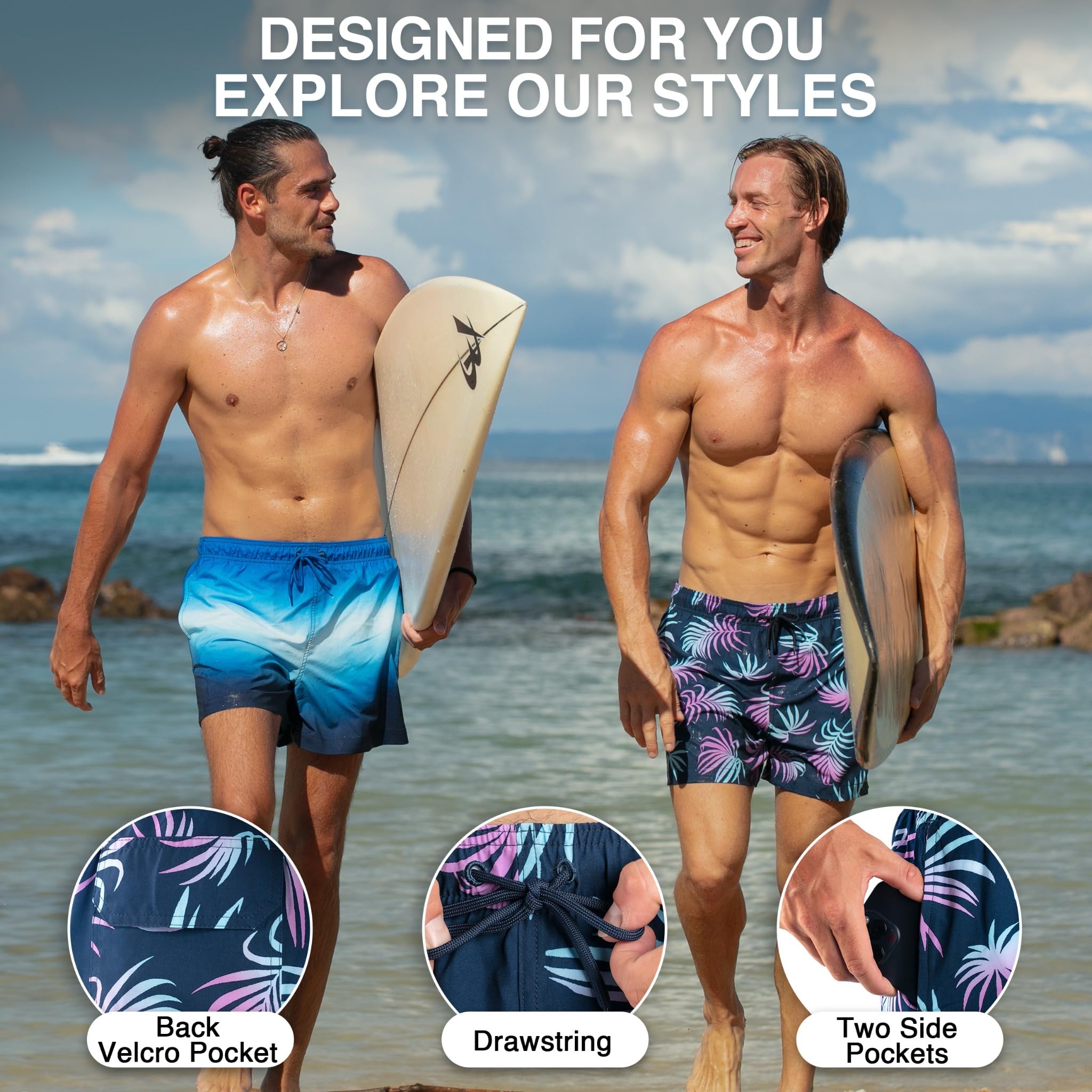 Men's Rewind 5" Stretch Swim Trunks