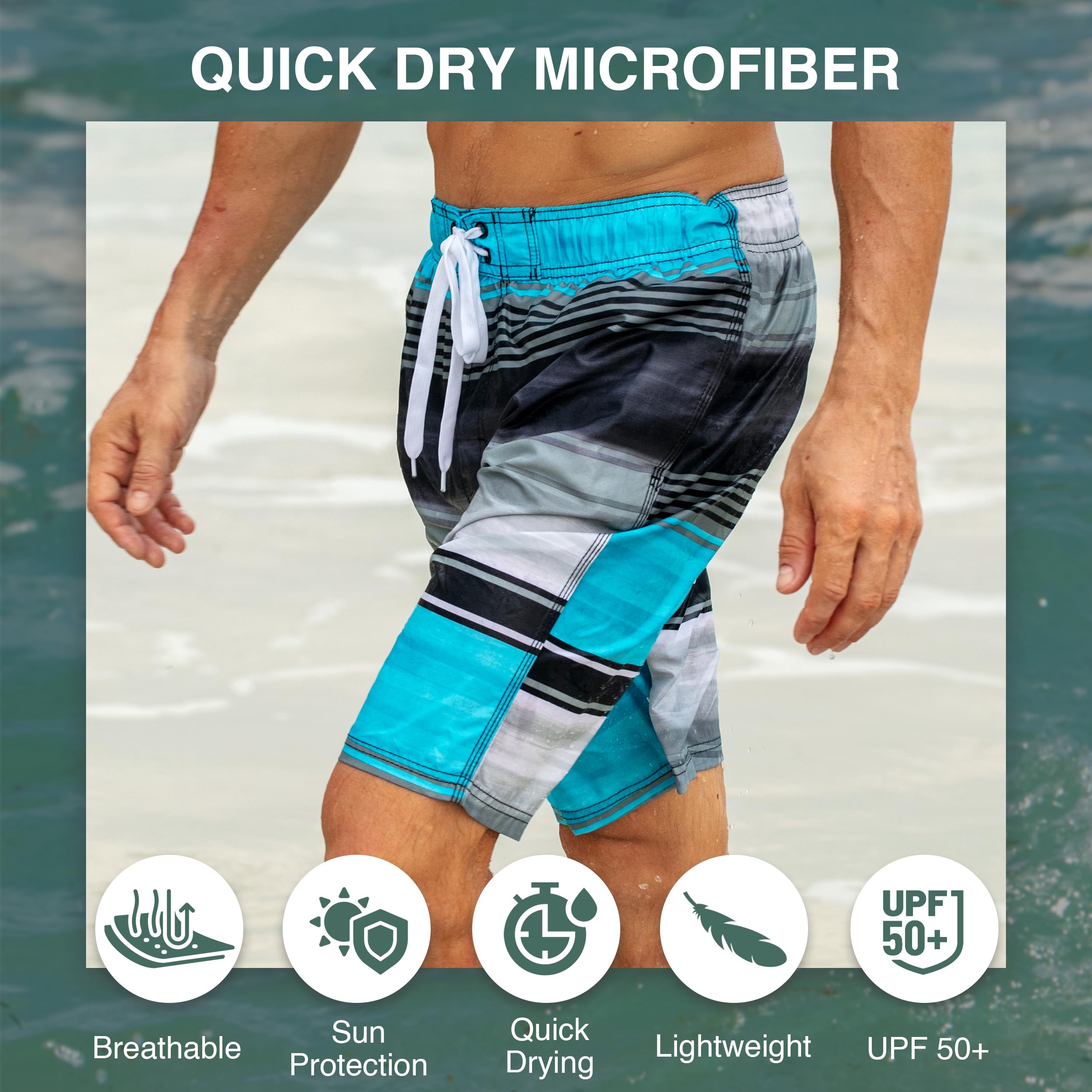 AQUX Bulge Swim × SURF Silver Men's Avalon 9