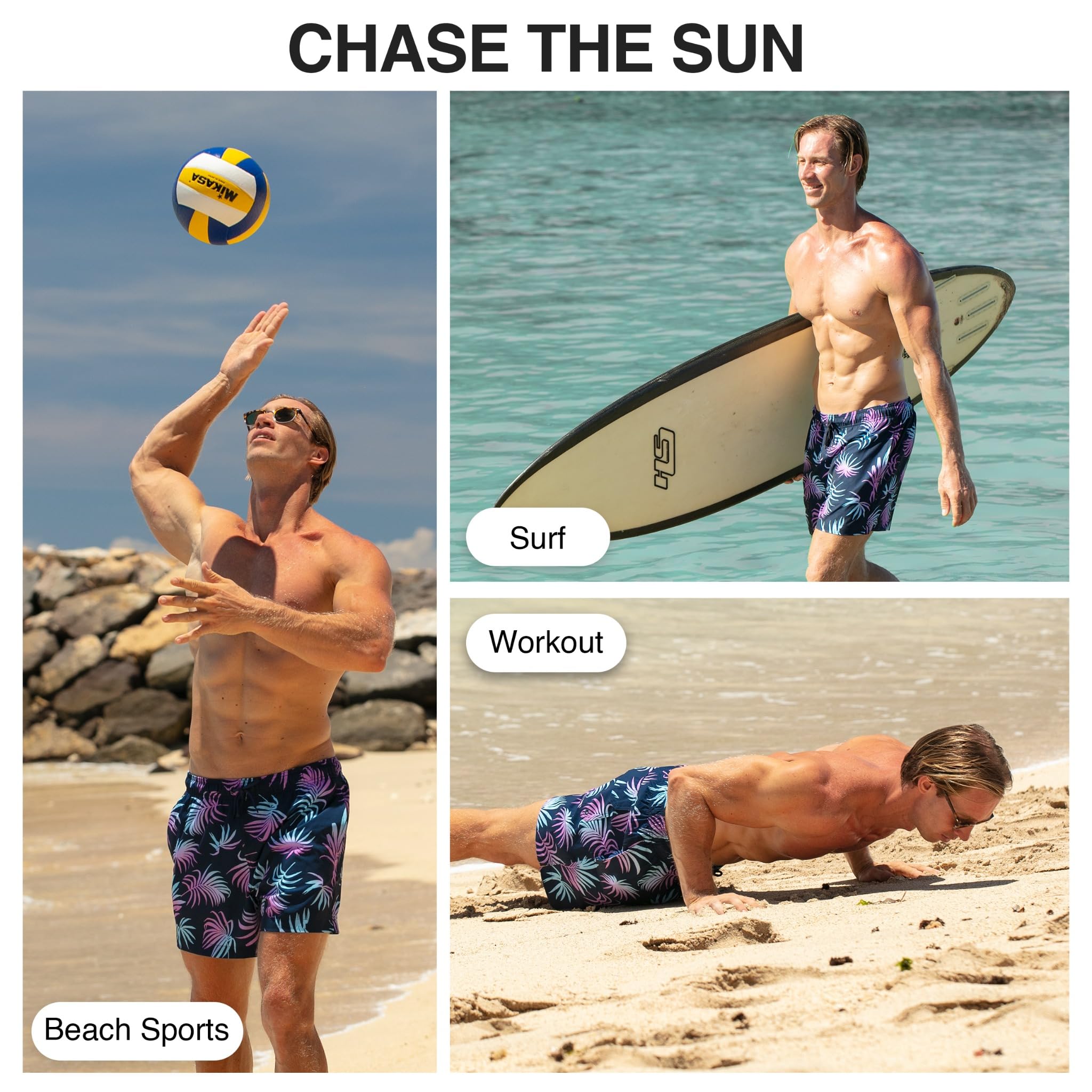 Men's Rewind 5" Stretch Swim Trunks
