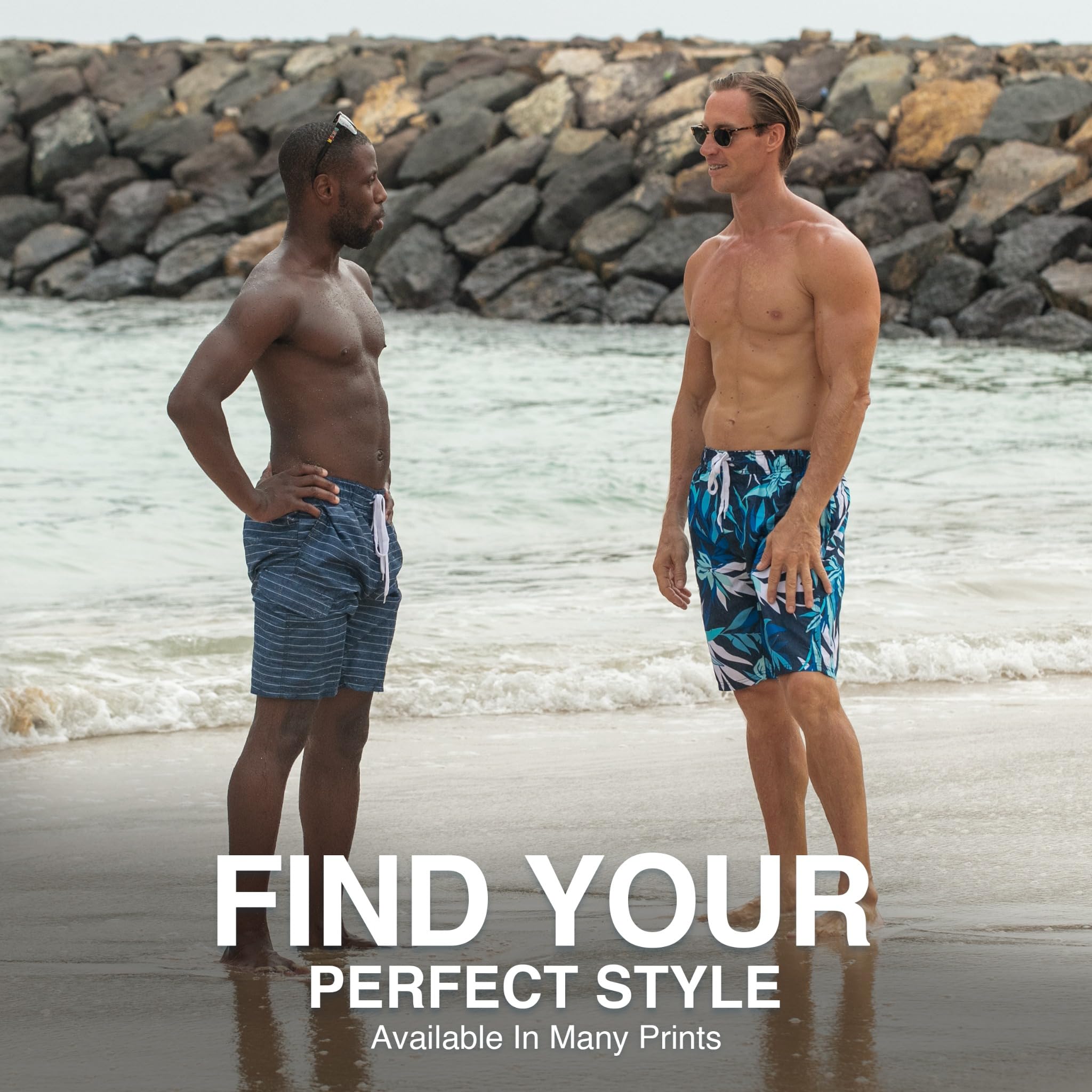 Men's Line Up 9" Swim Trunks