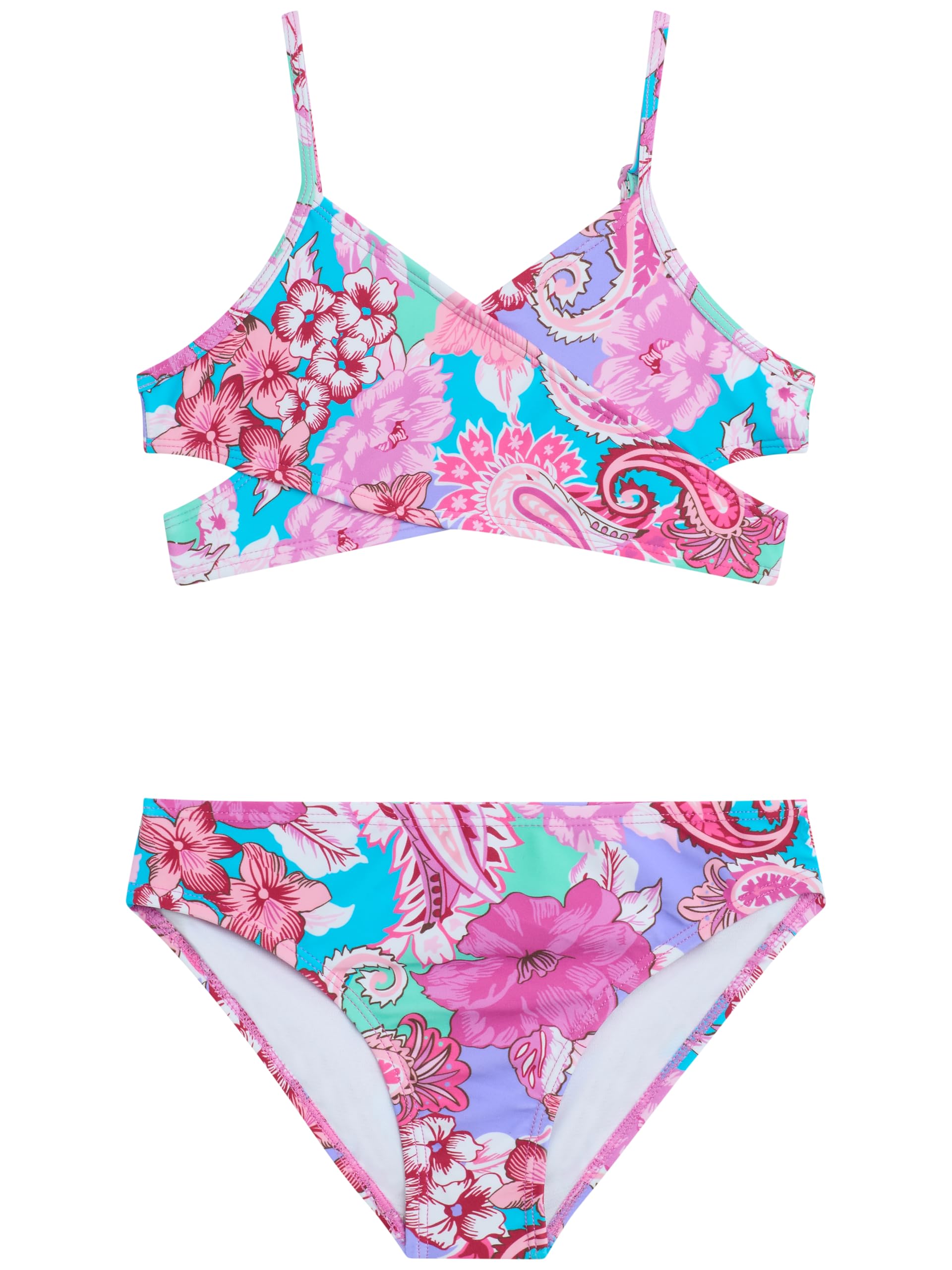 Louisa Girls' Swim 2PC Wrap Around Bikini