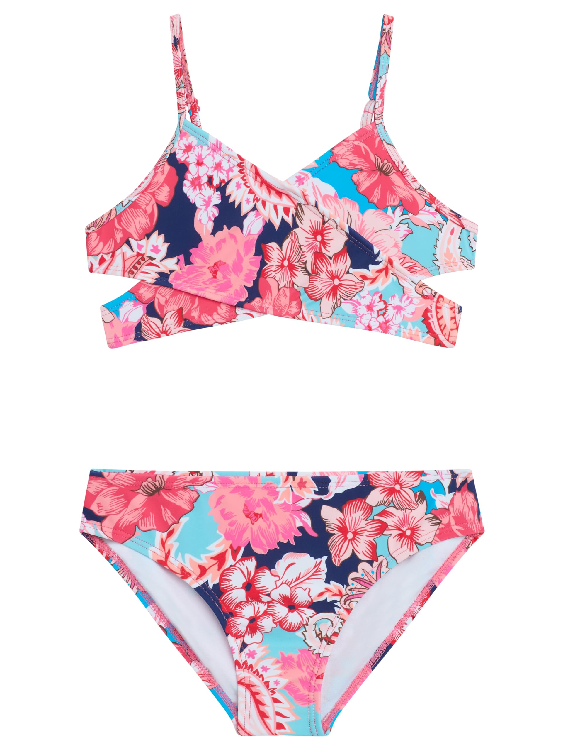 Louisa Girls' Swim 2PC Wrap Around Bikini