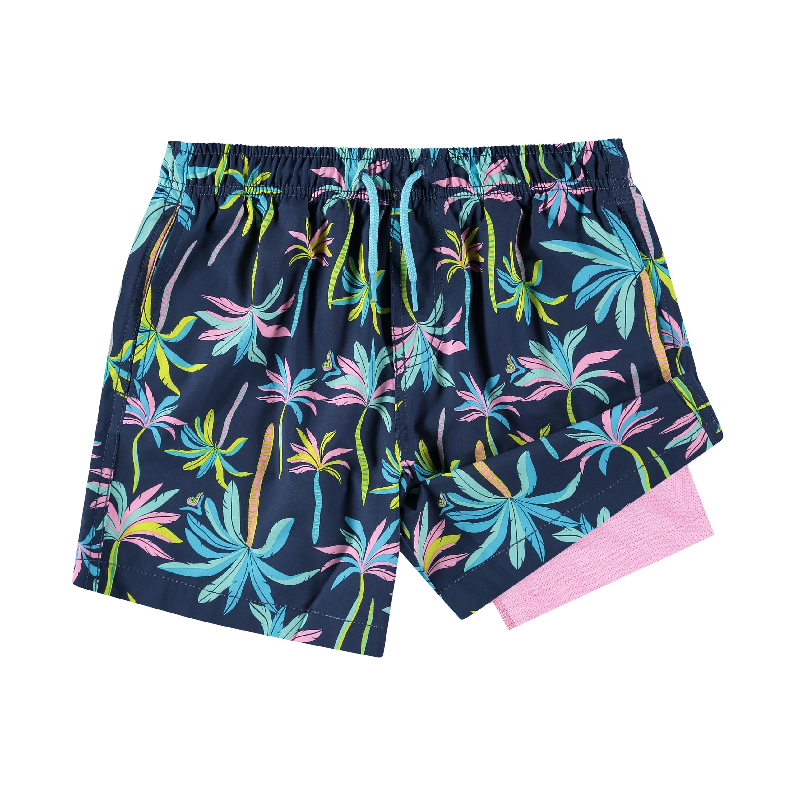 Pacific Palm Boys' Compression Liner Swim Trunks