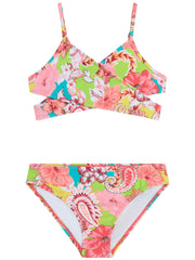 Louisa Girls' Swim 2PC Wrap Around Bikini