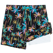 Pacific Palm Men's Swim Compression Liner Trunks