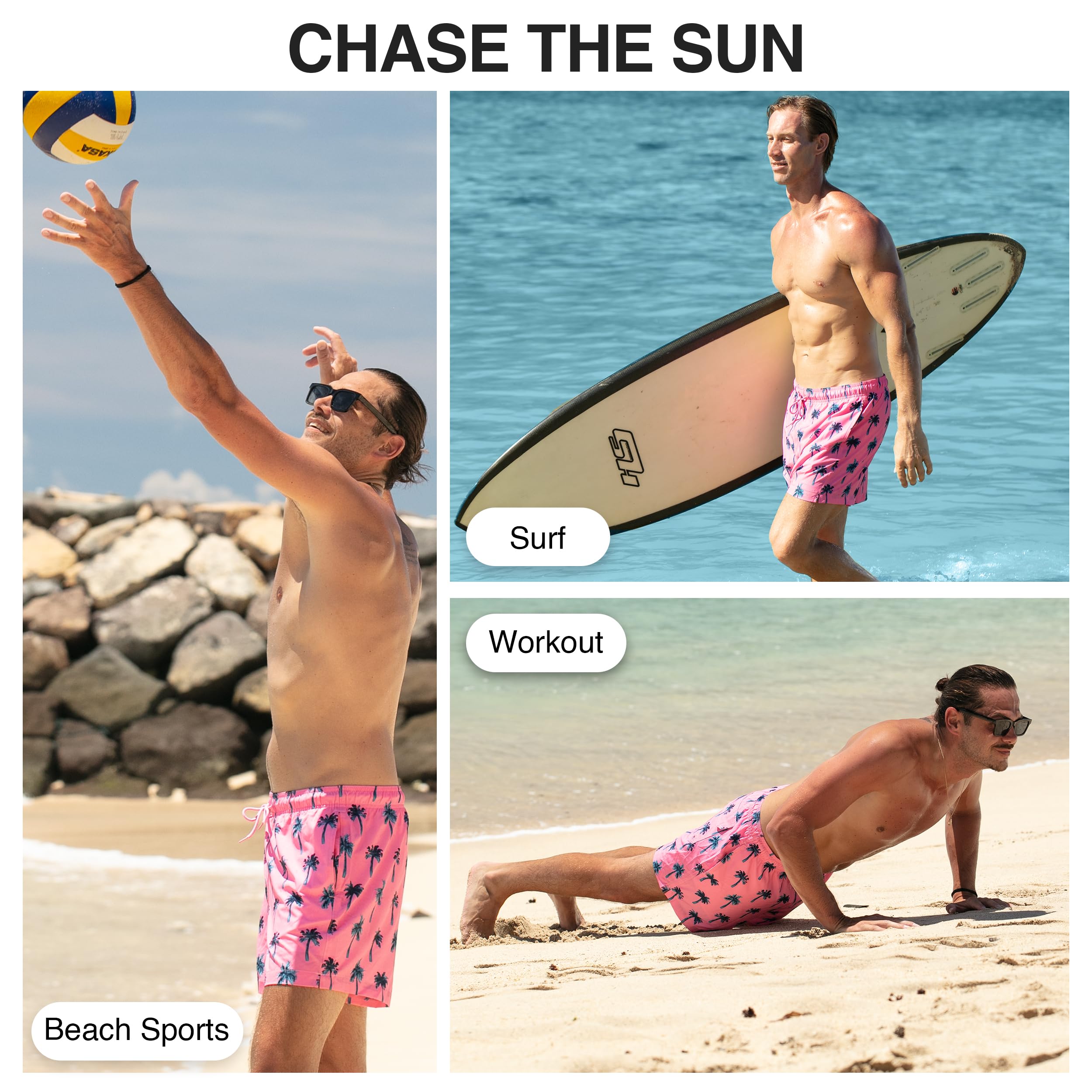 Men's Palm Desert 5" Stretch Swim Trunks