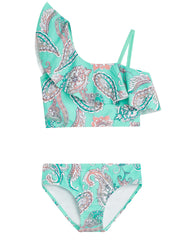 Girls' Summer 1 Shoulder Tankini