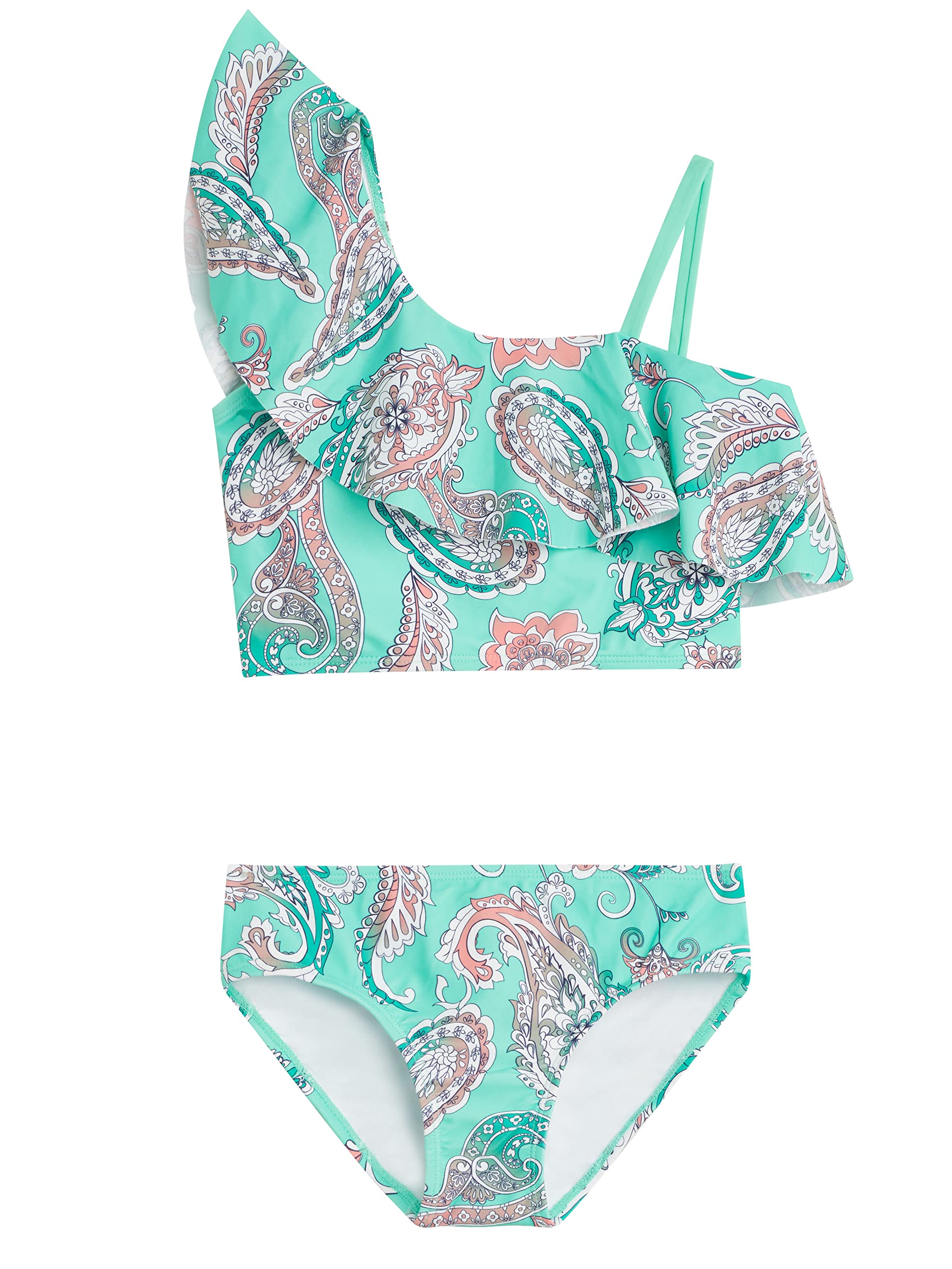 Girls' Summer 1 Shoulder Tankini