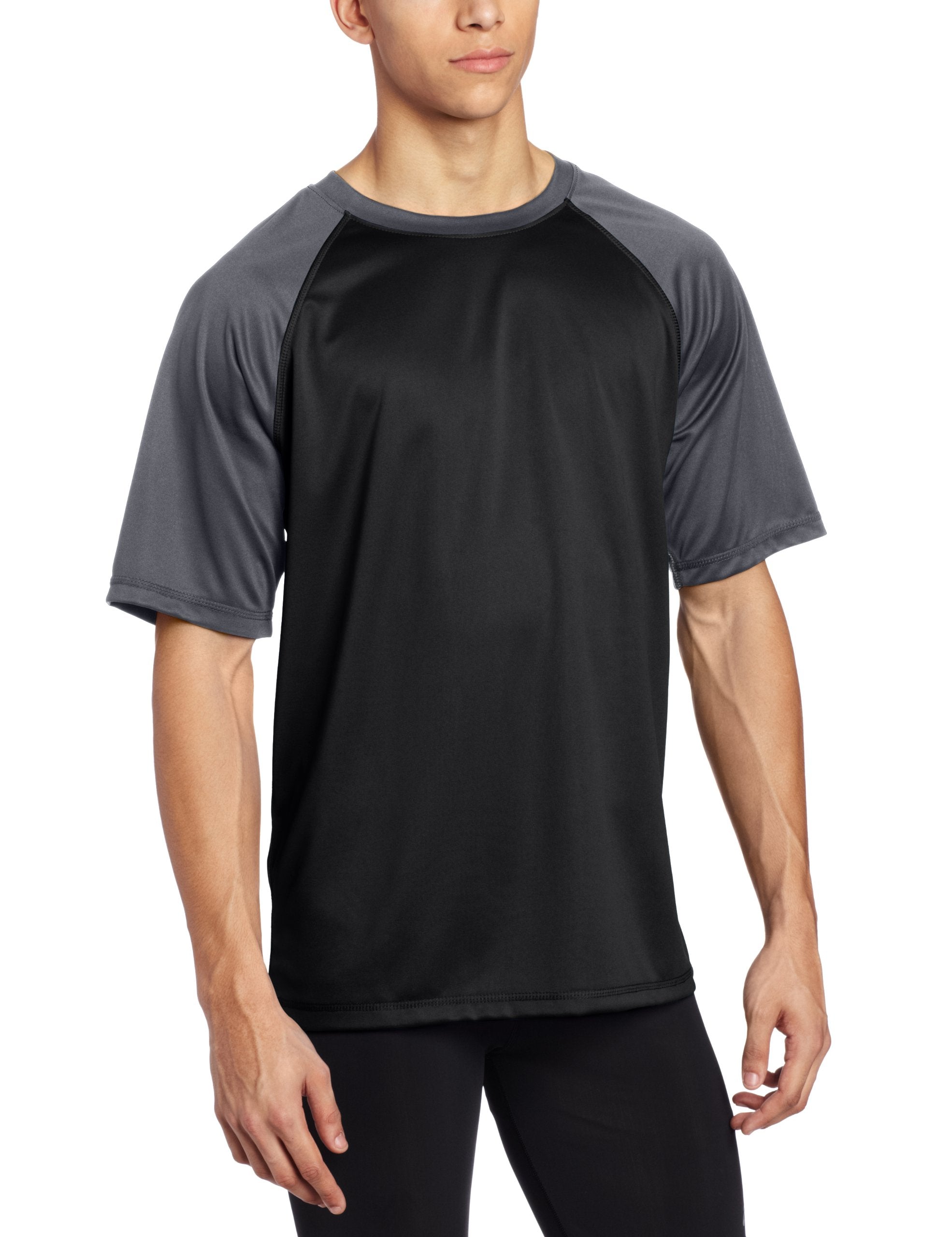 Men's Contrast Short Sleeve Rashguard